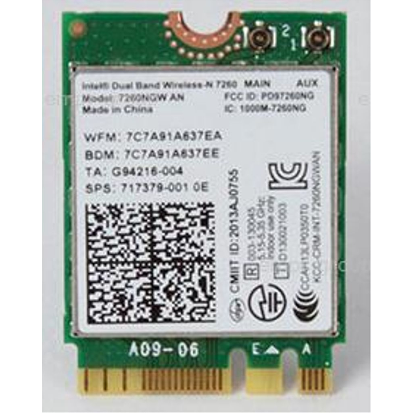 HP Intel Dual Band Wireless-N 7260AN Network Adapter