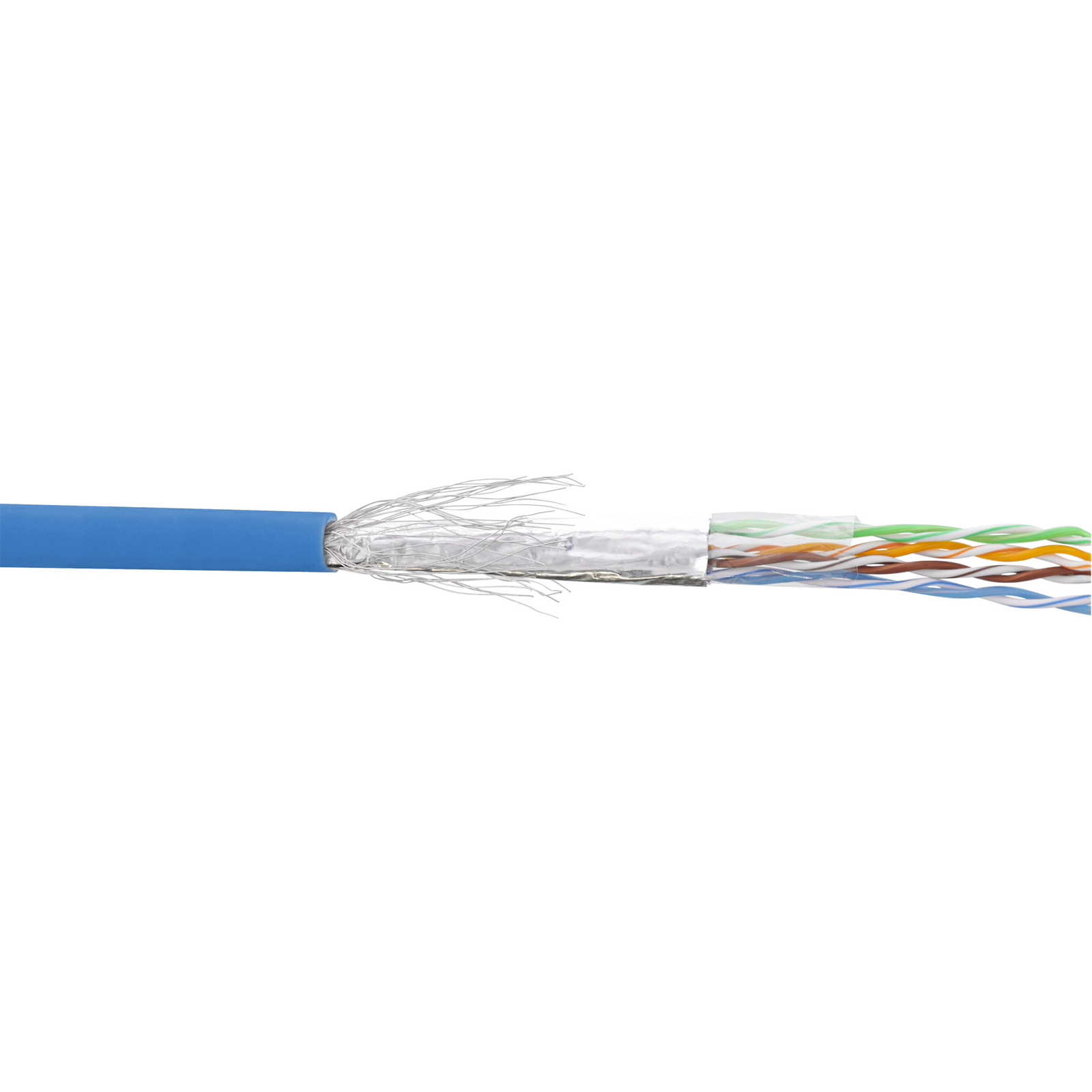InLine Patch Cable Cat.5e Blue SF-UTP AWG26 PVC 100m