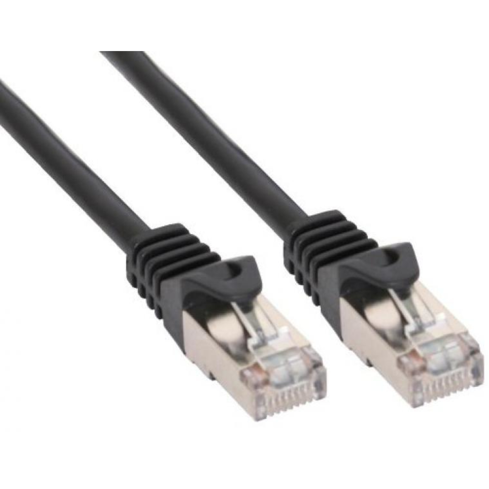 InLine Patch Cable SF-UTP Cat.5e Black 10m