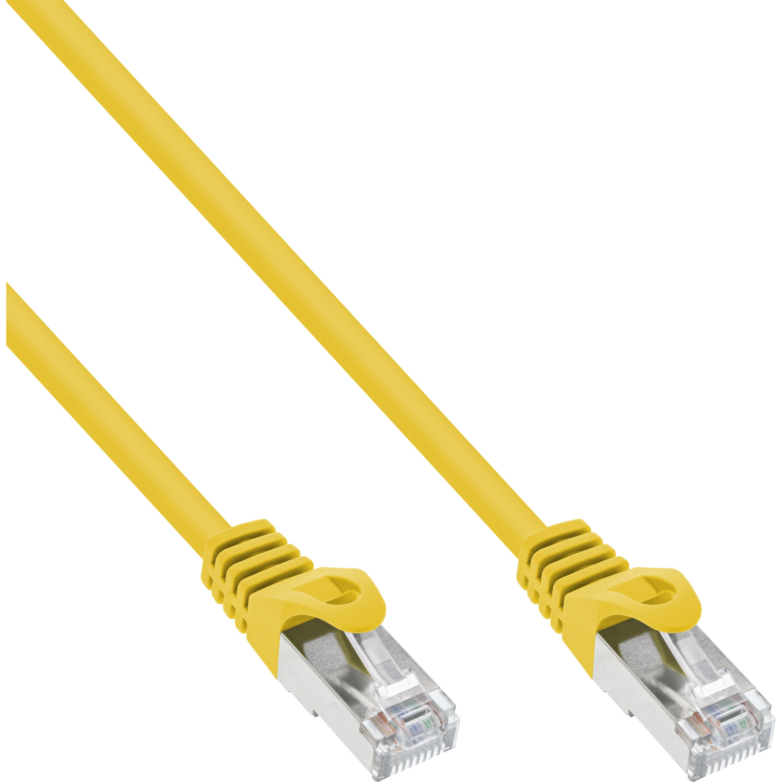 InLine Patch Cable SF-UTP Cat.5e Yellow 10m