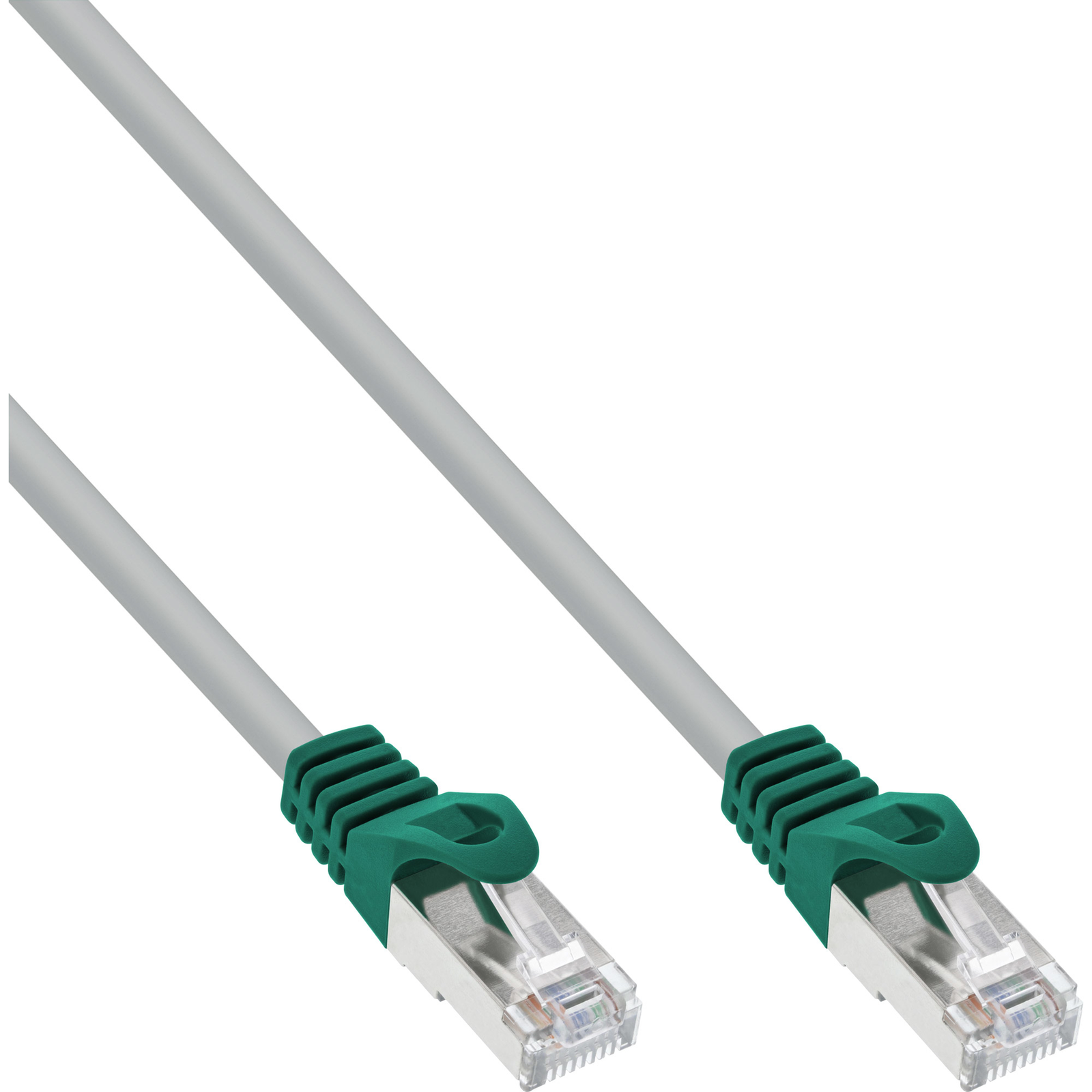 InLine Crossover Patch Cable F-UTP Cat.5e Gray 10m