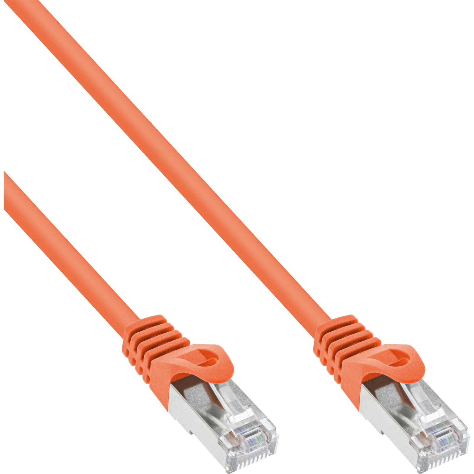 InLine Patch Cable SF-UTP Cat.5e orange 3m