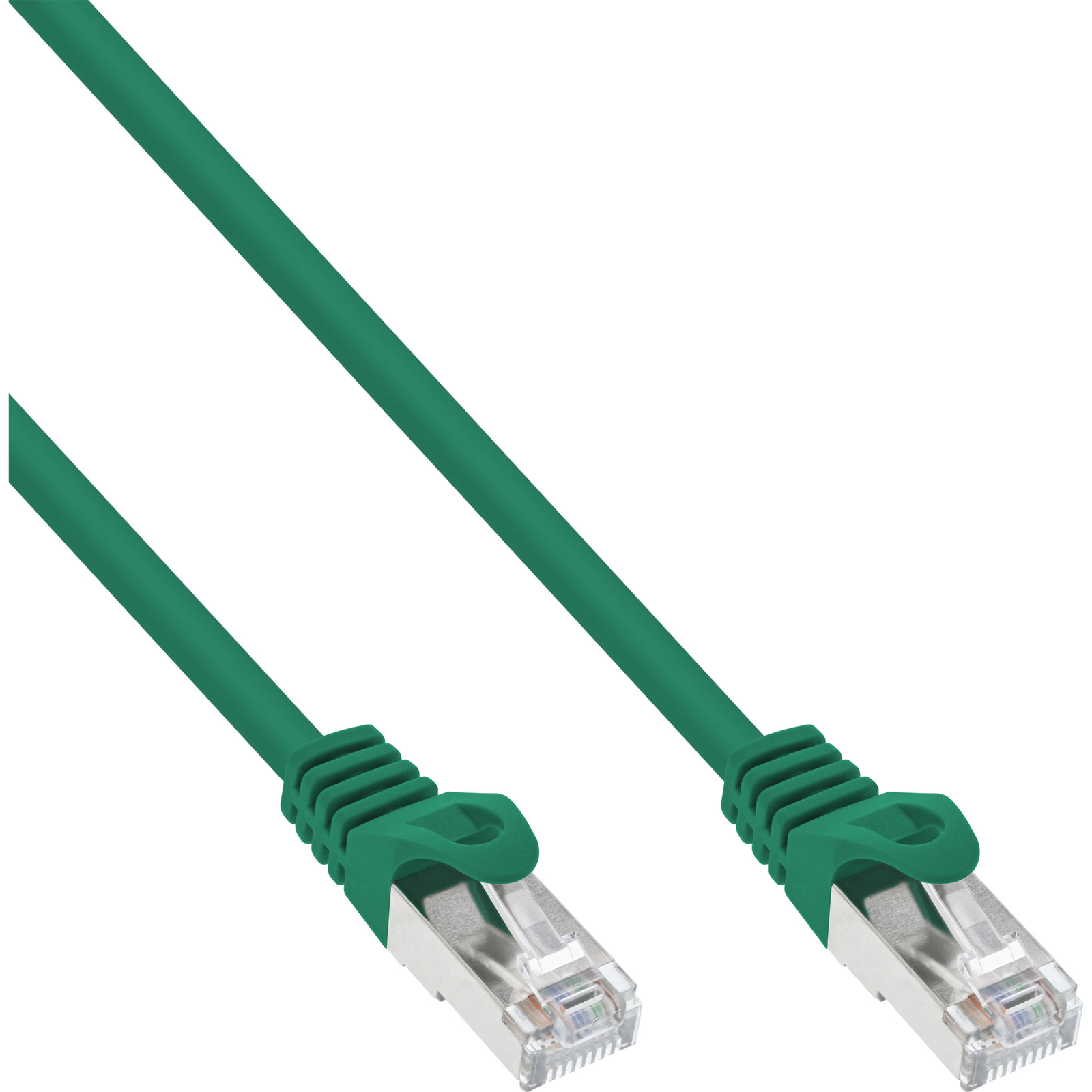 InLine Patch Cable SF-UTP Cat.5e Green 5m