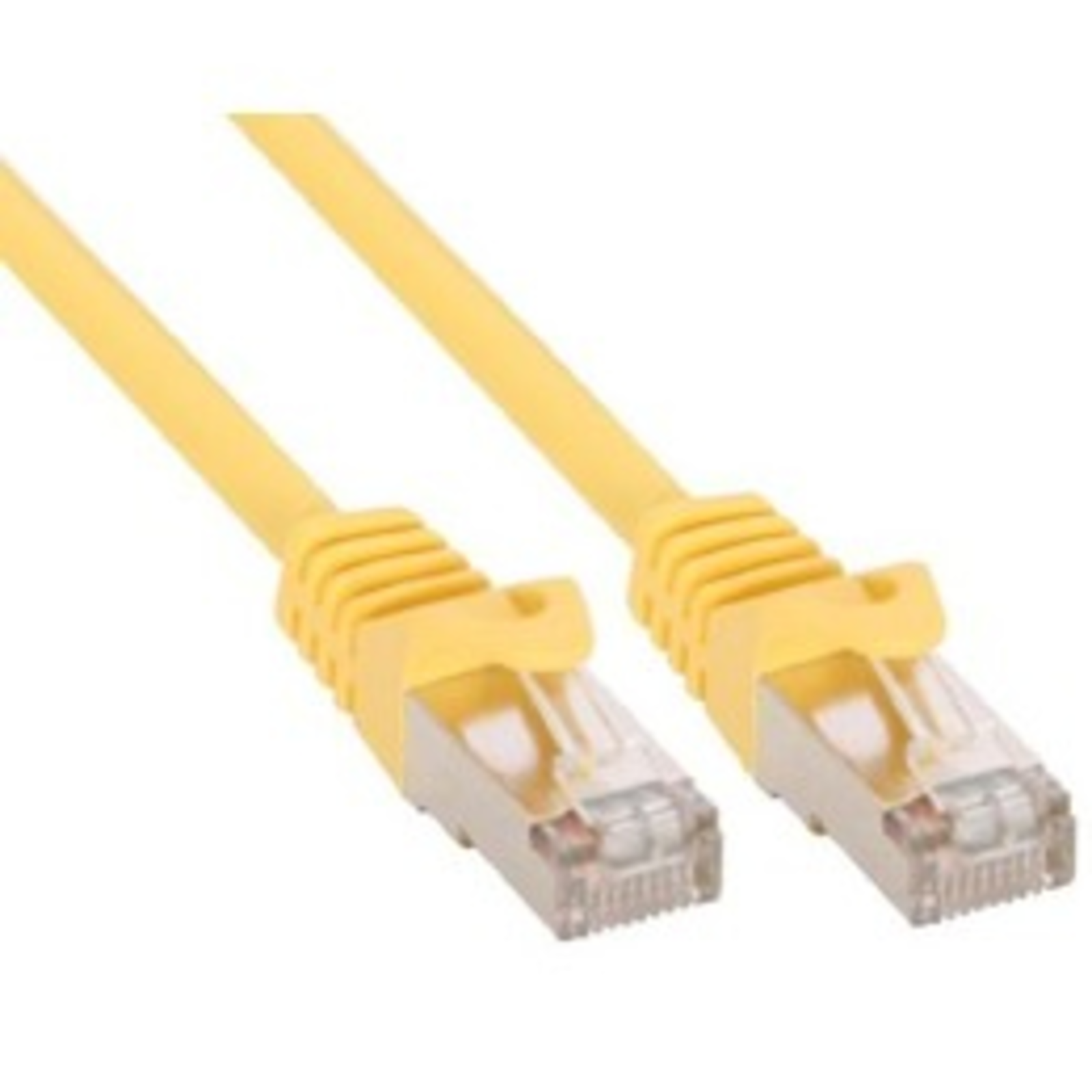 InLine Patch Cable SF-UTP Cat.5e Yellow 5m