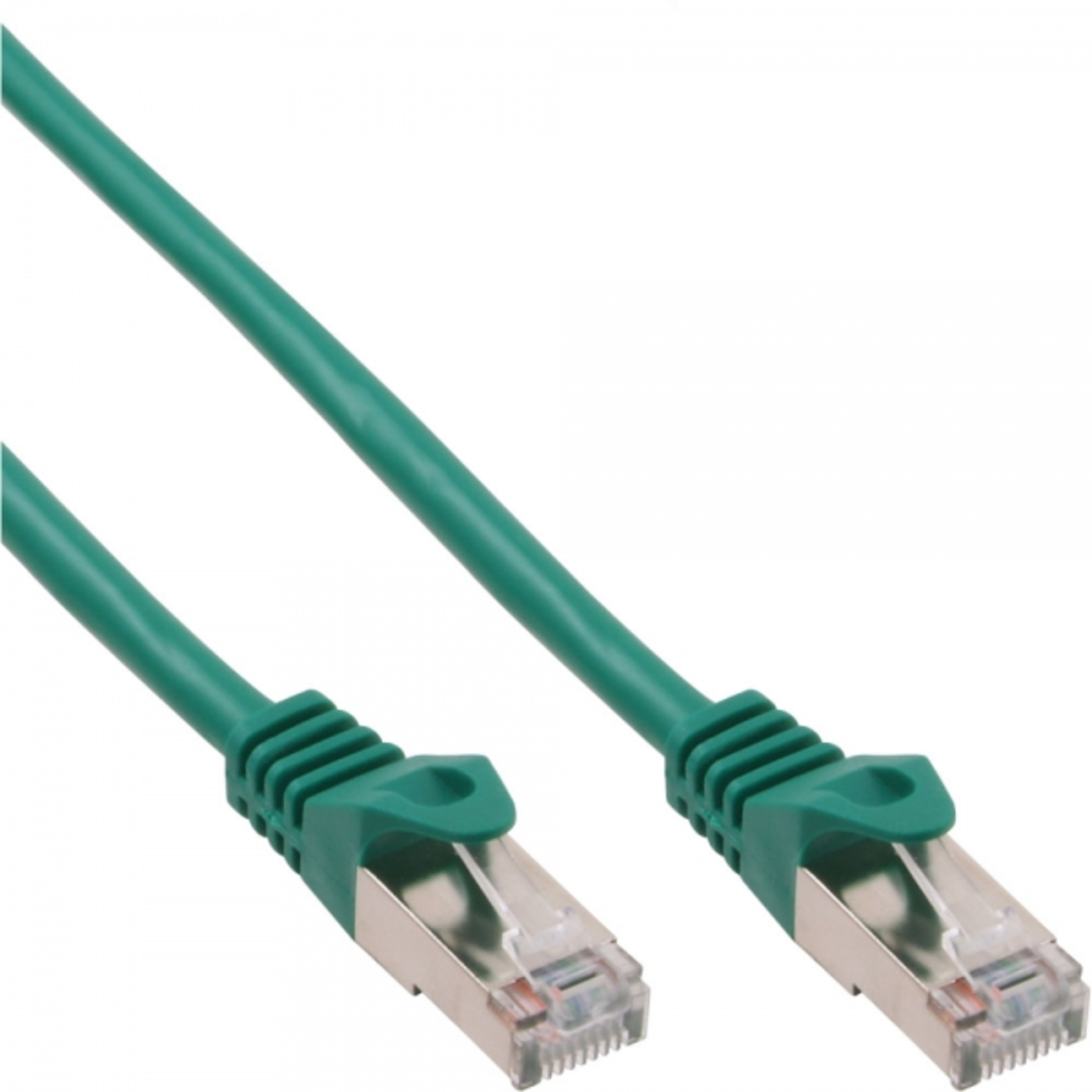 InLine Patch Cable SF-UTP Cat.5e Green 1.5m