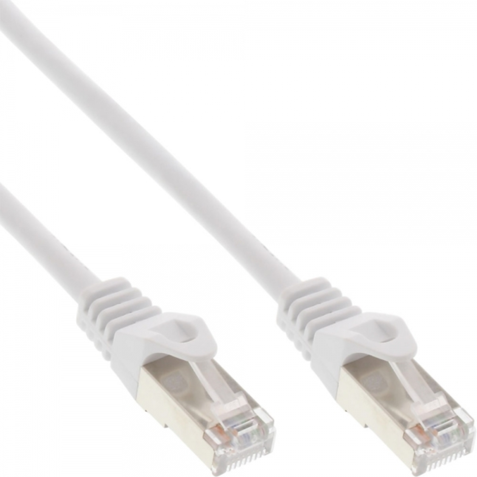 InLine Patch Cable SF-UTP Cat.5e White 0.3m