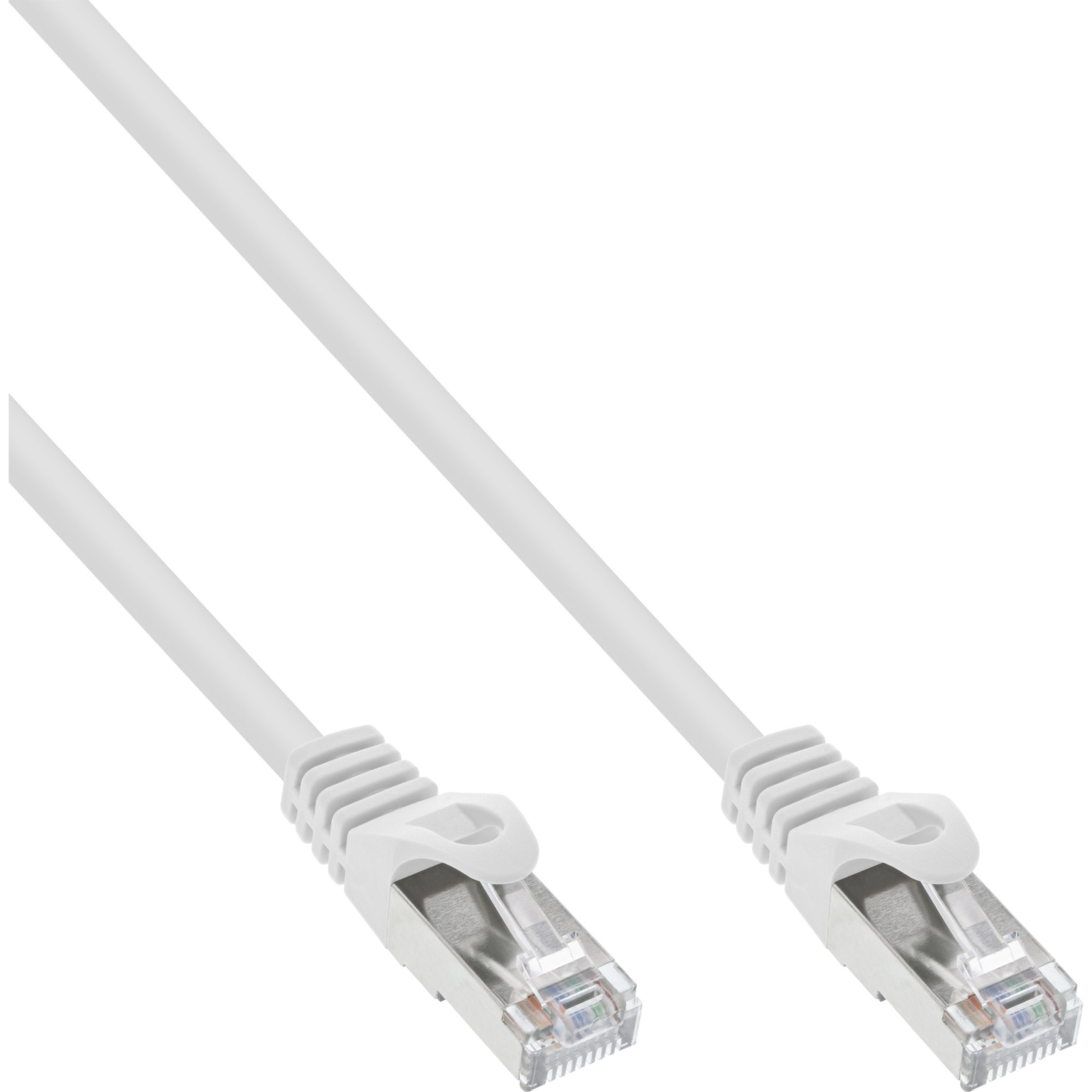 InLine Patch Cable SF-UTP Cat.5e White 0.5m