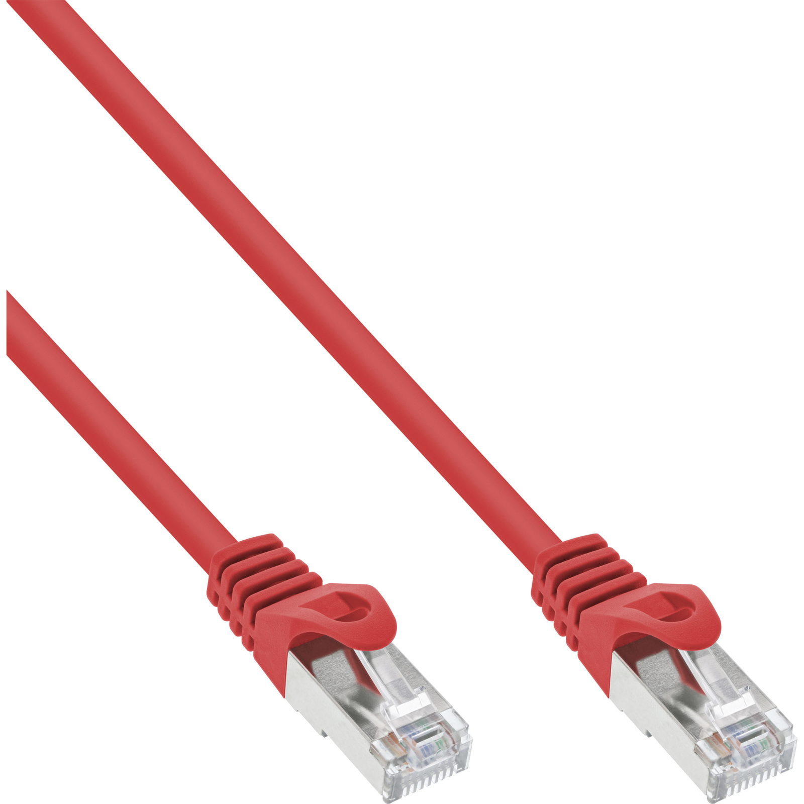 InLine Patch Cable SF-UTP Cat.5e Red 7.5m