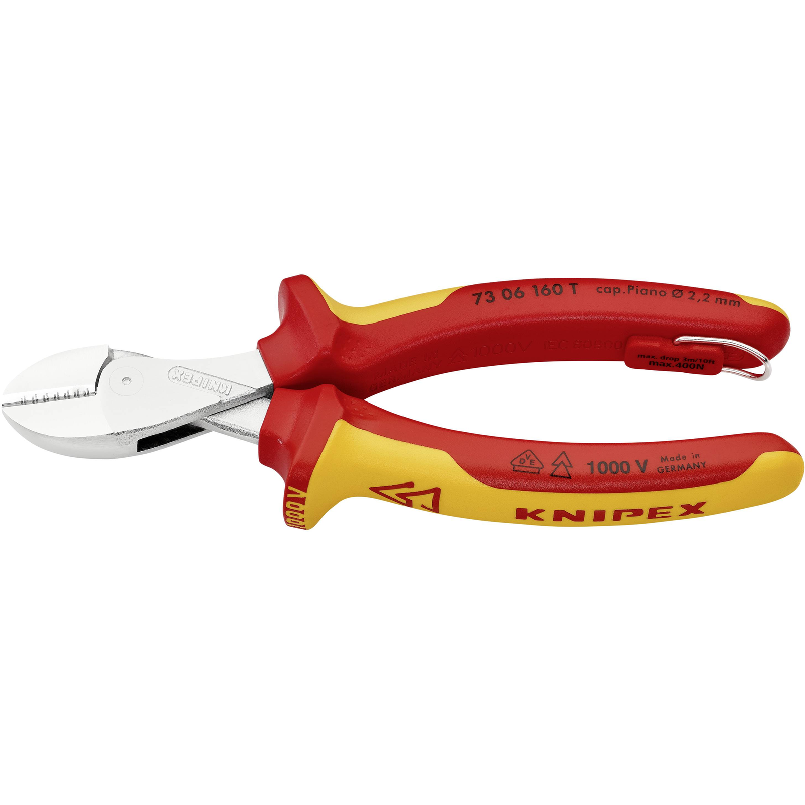 KNIPEX X-Cut Side Cutters 1.2 Cm Red/yellow 56 Mm 16 Cm 28 Mm