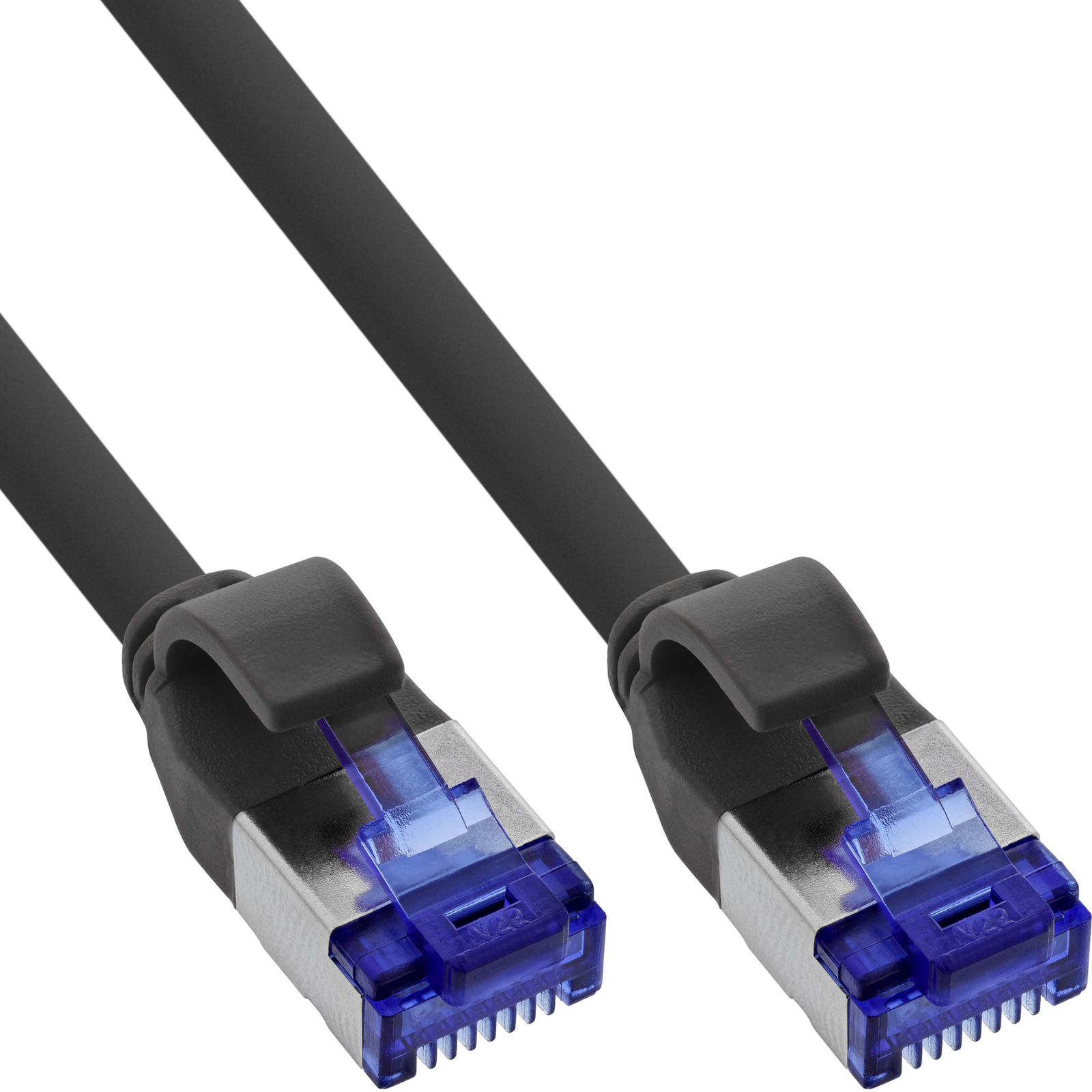 InLine Patch Cable Slim Cat.6A S-FTP TPE LSZH PoE Black 20m