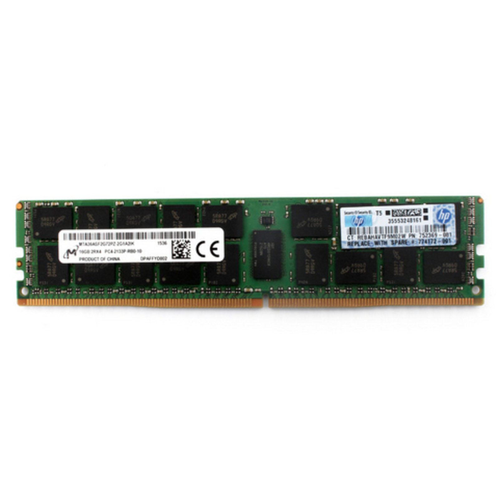 HPE Memory Module 16GB DDR4 2133MHz CL15 1.2V