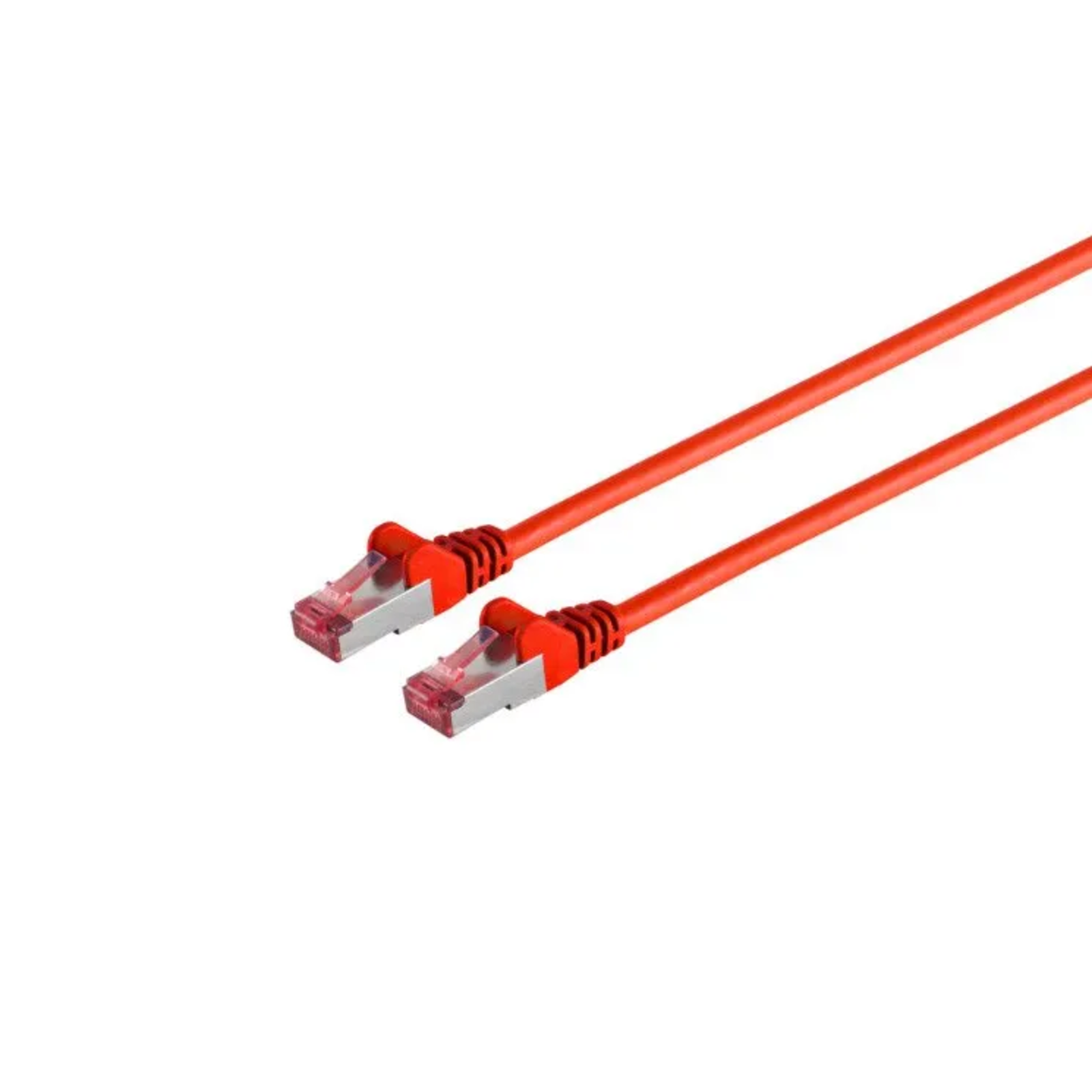 ShiverPeaks Network Cable Patch Cat 6A S/FTP PIMF Halogen-free GHMT-CERTIFIED Red Network CAT 6a