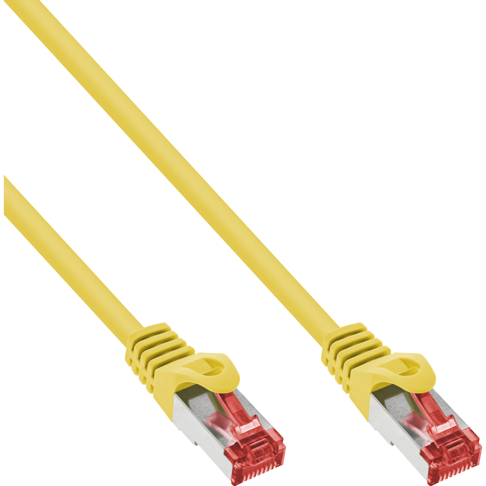 InLine Patch Cable S-FTP PiMf Cat.6 250MHz PVC CCA Yellow 1.5m