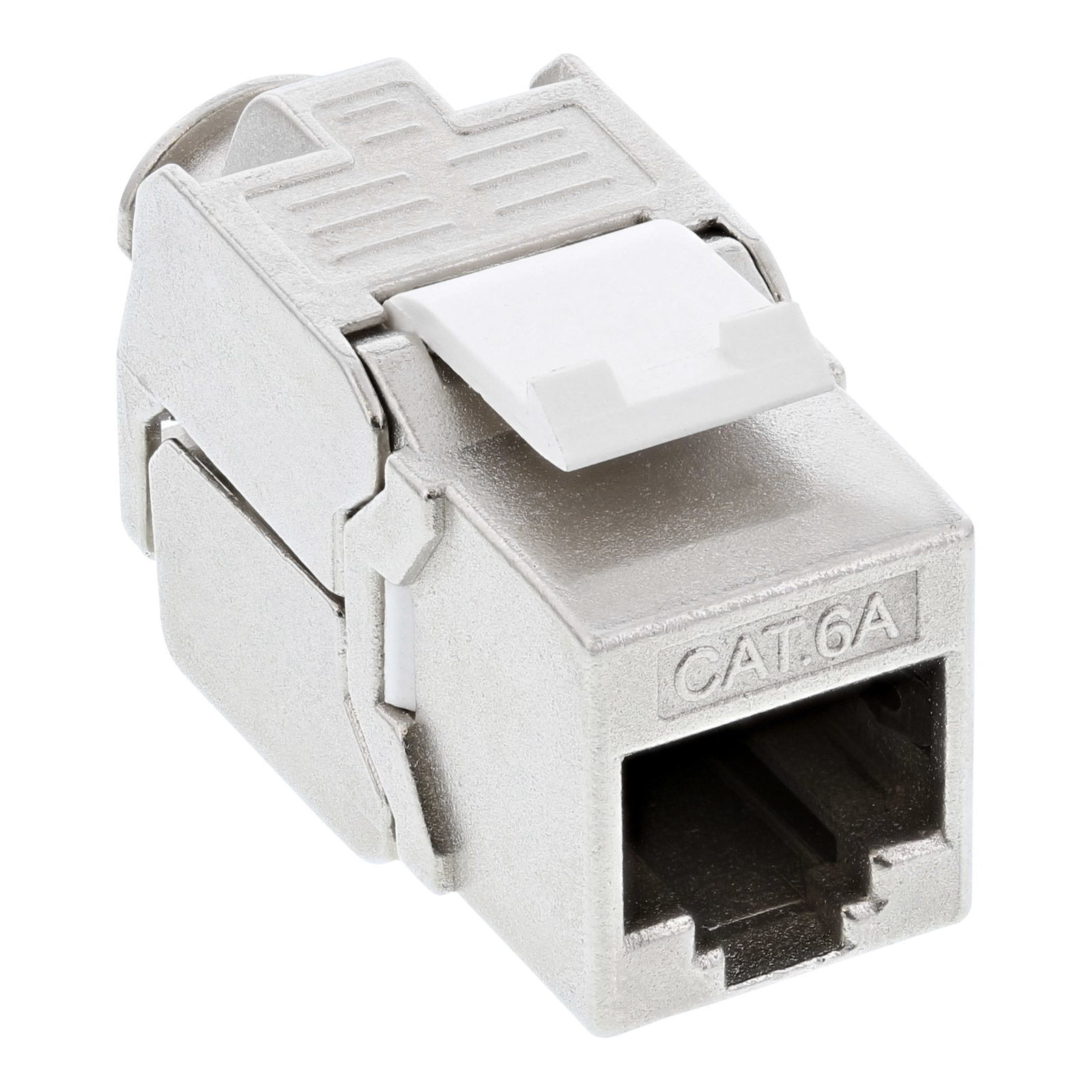 InLine Keystone RJ45 Socket LSA Insert SNAP-In Cat.6a Narrow Design