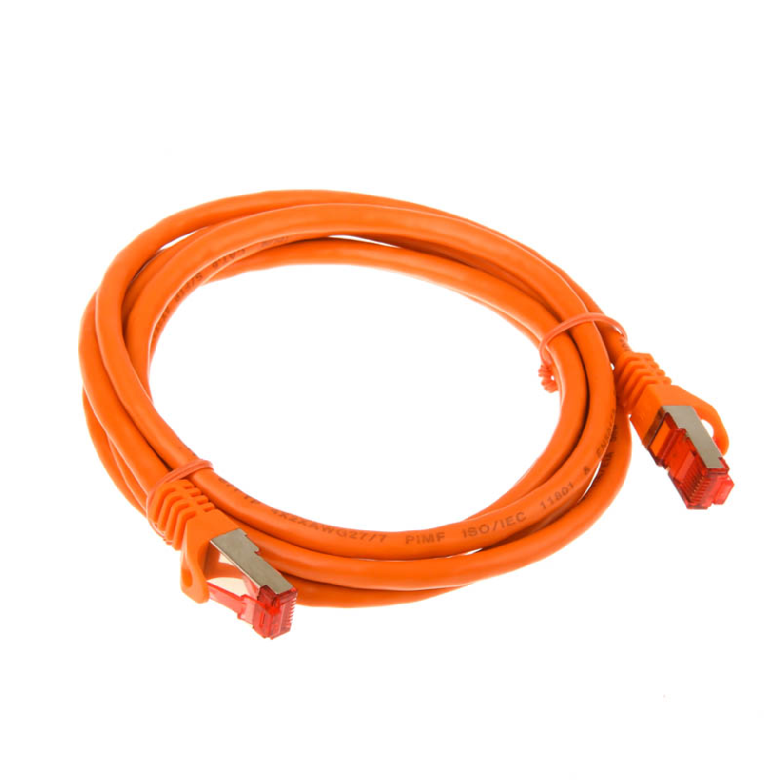 InLine Patch Cable S-FTP PiMf Cat.6 250MHz PVC Copper orange 2m