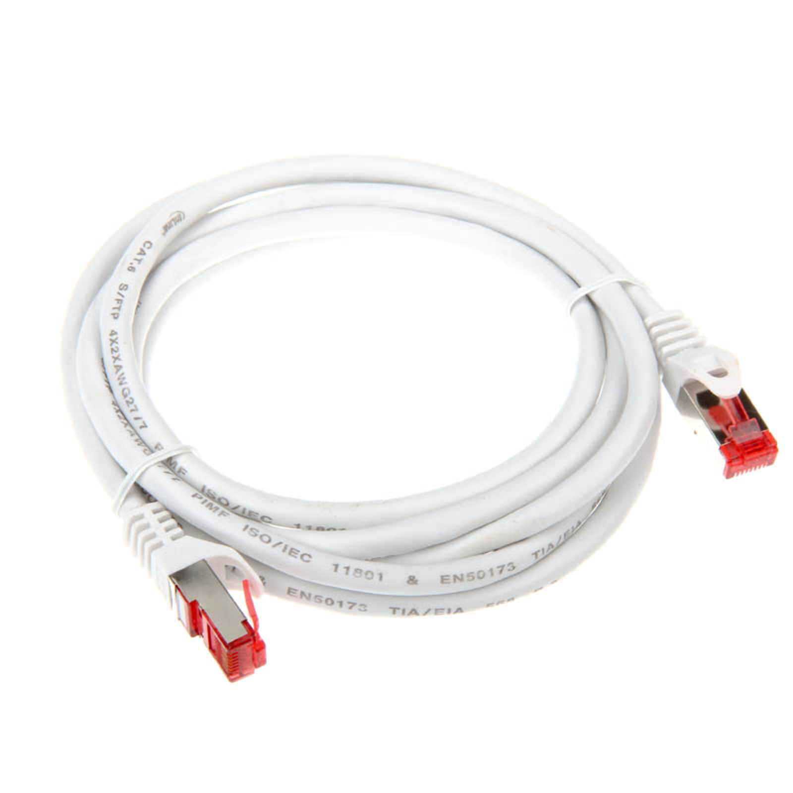 InLine Patch Cable S-FTP PiMf Cat.6 250MHz PVC Copper White 2m