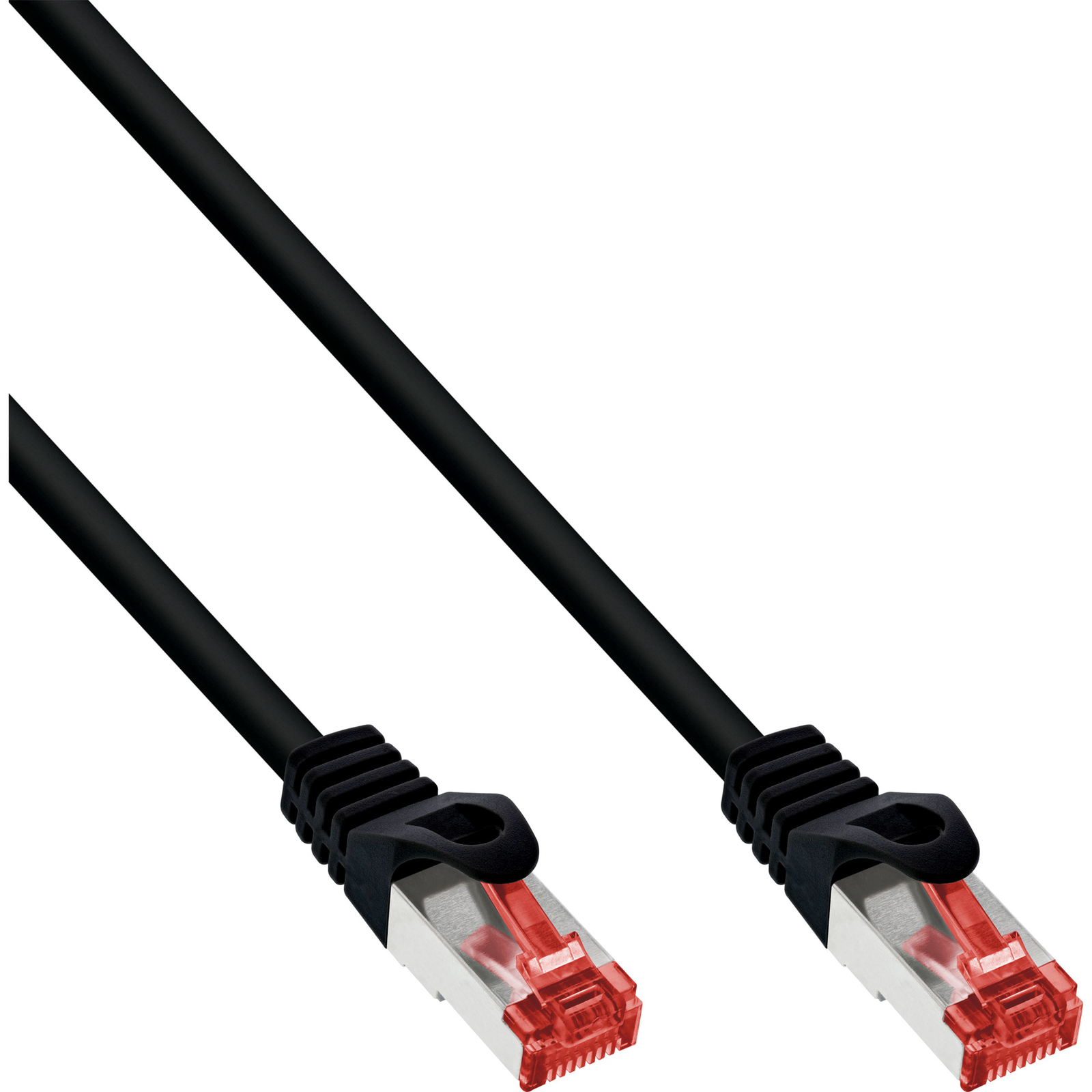 InLine Patch Cable S/FTP (PiMf) Cat.6 250MHz PVC Copper Black 3m