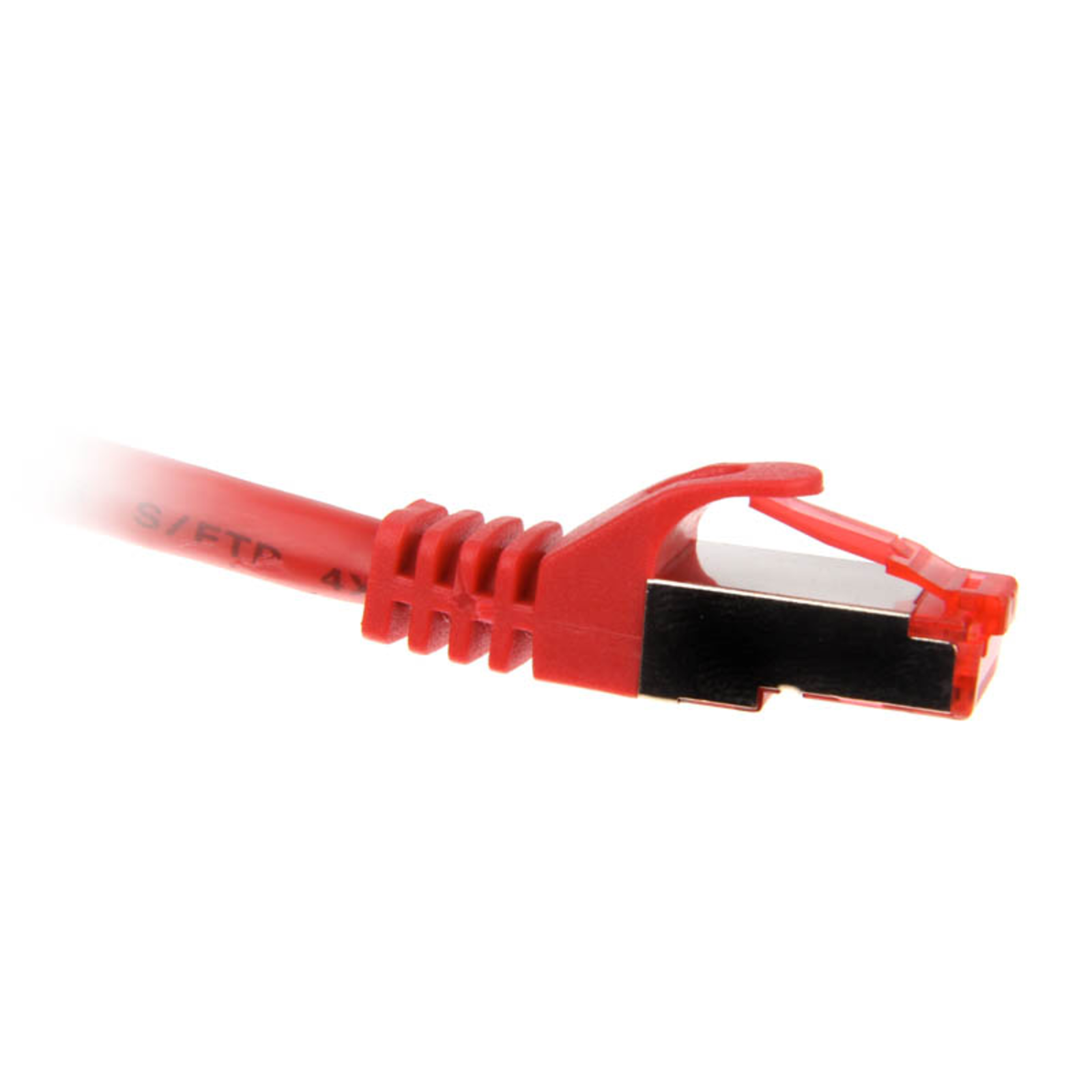 InLine Patch Cable Cat.6 S/FTP (PiMf) 250MHz Red 1m