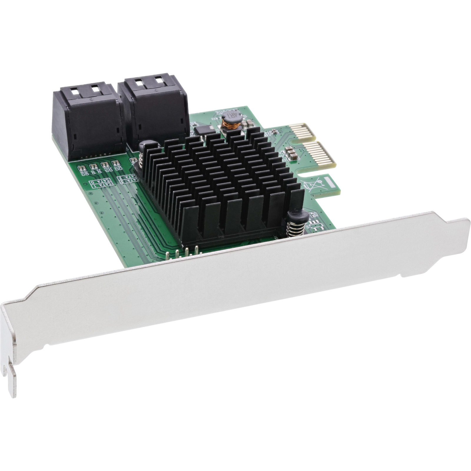 InLine Interface Card 4x SATA 6Gb-s Controller PCIe 2.0 PCI-Express