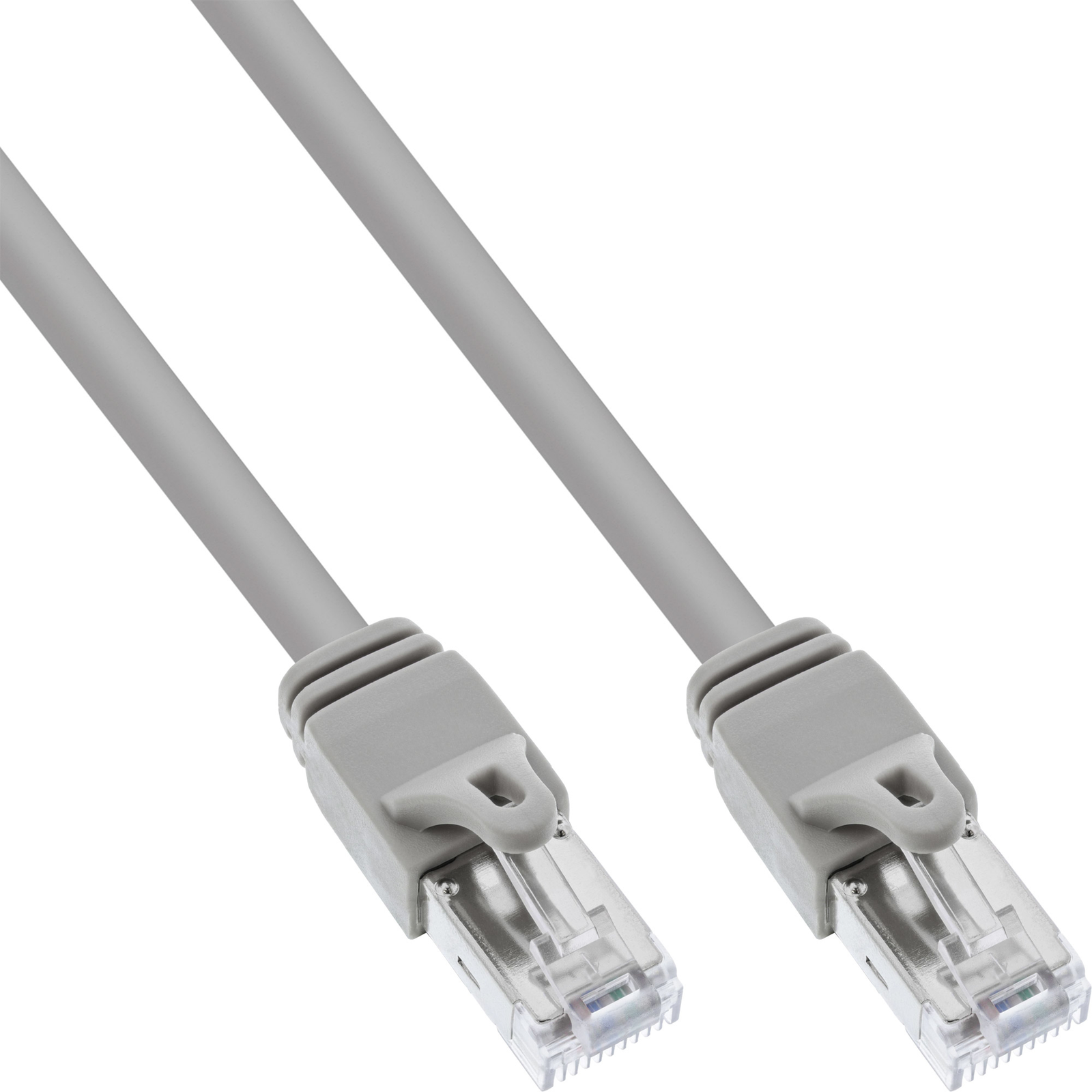 InLine Patch Cable S-FTP PiMf Cat.6 Cert. 250MHz PVC Copper Gray 0 -3m