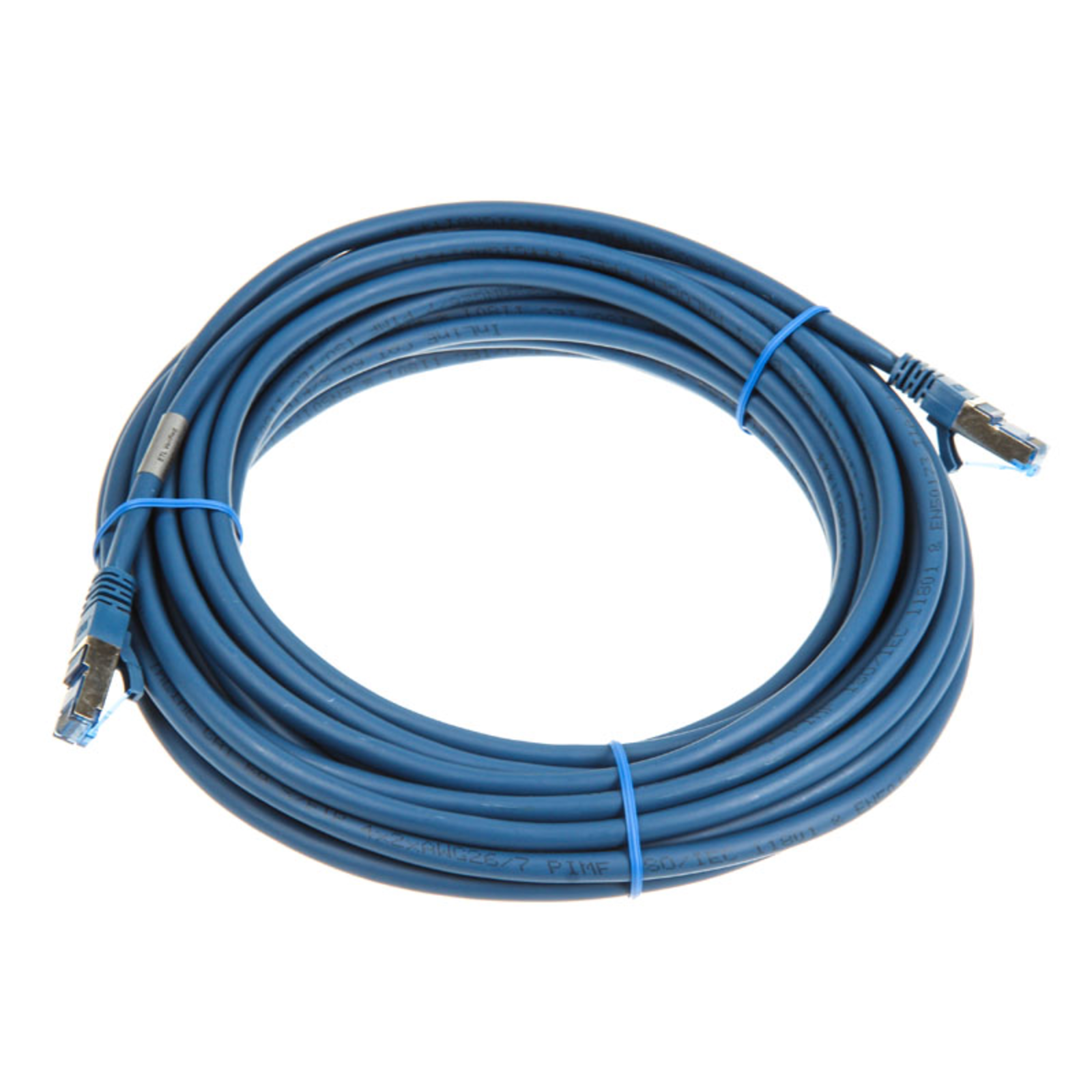 InLine Patch Cable Cat.6A S/FTP (PiMf) 500MHz Blue 10m