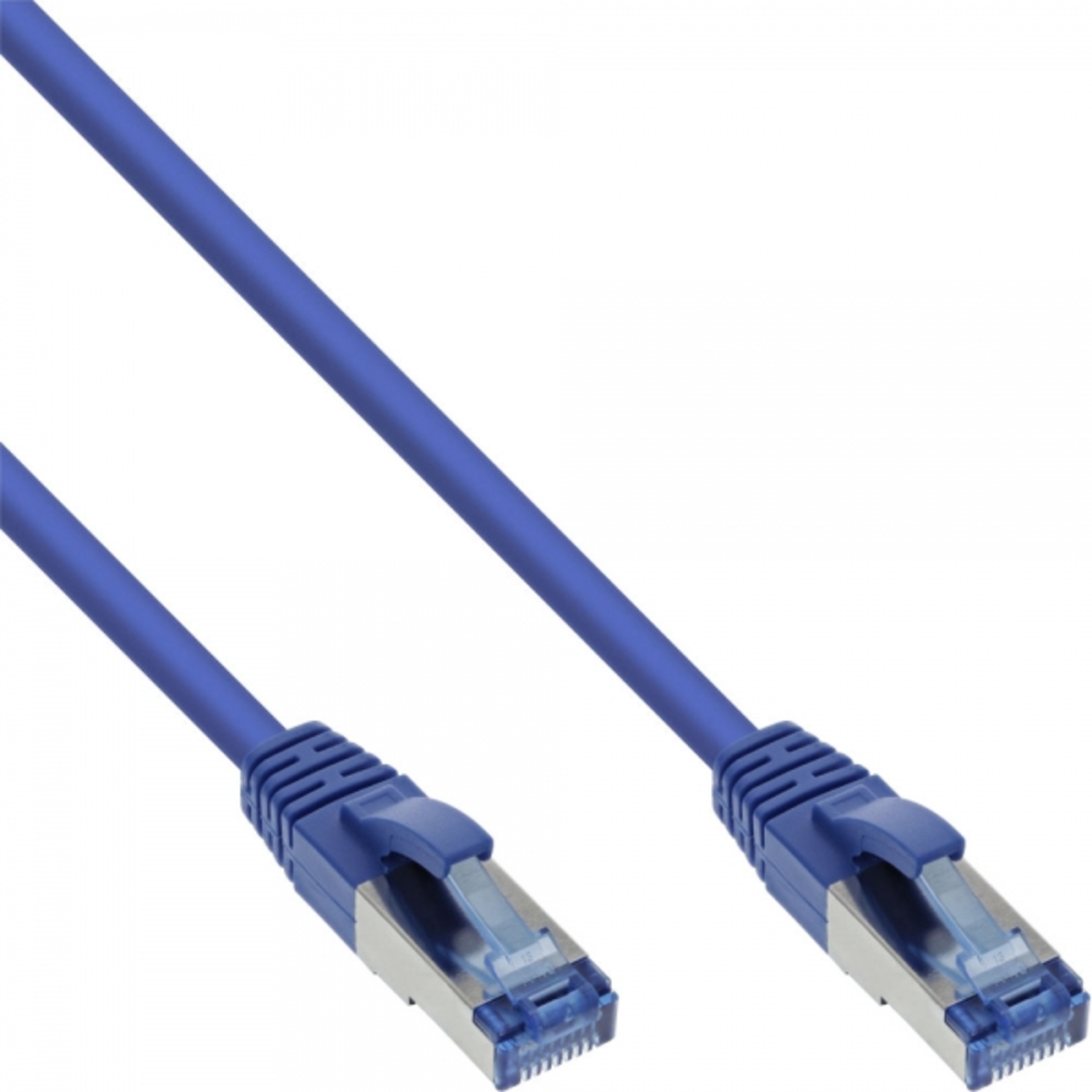 InLine Patch Cable Cat.6A S/FTP (PiMf) 500MHz Blue 2m