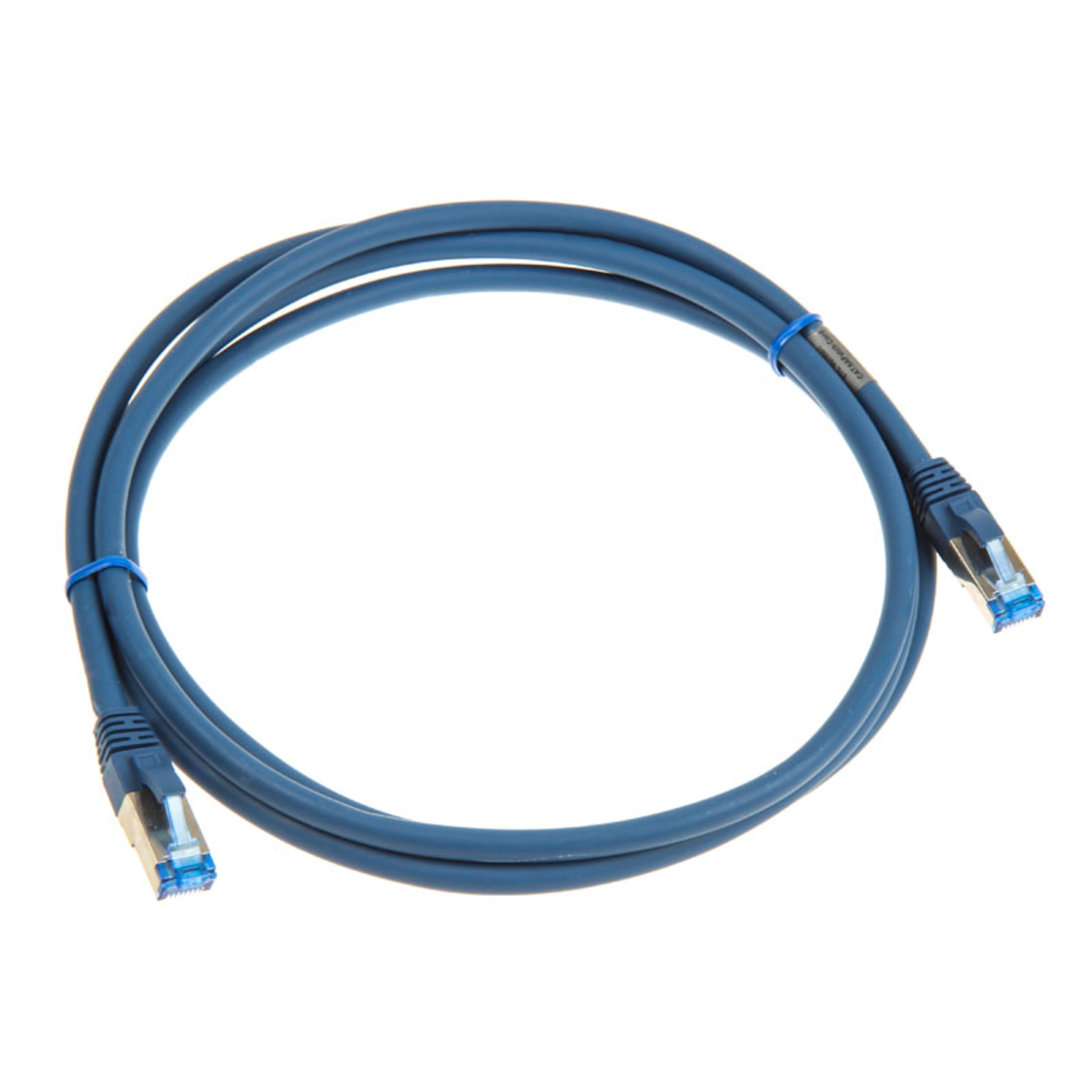 InLine Patch Cable Cat.6A S/FTP (PiMf) 500MHz Blue 2m