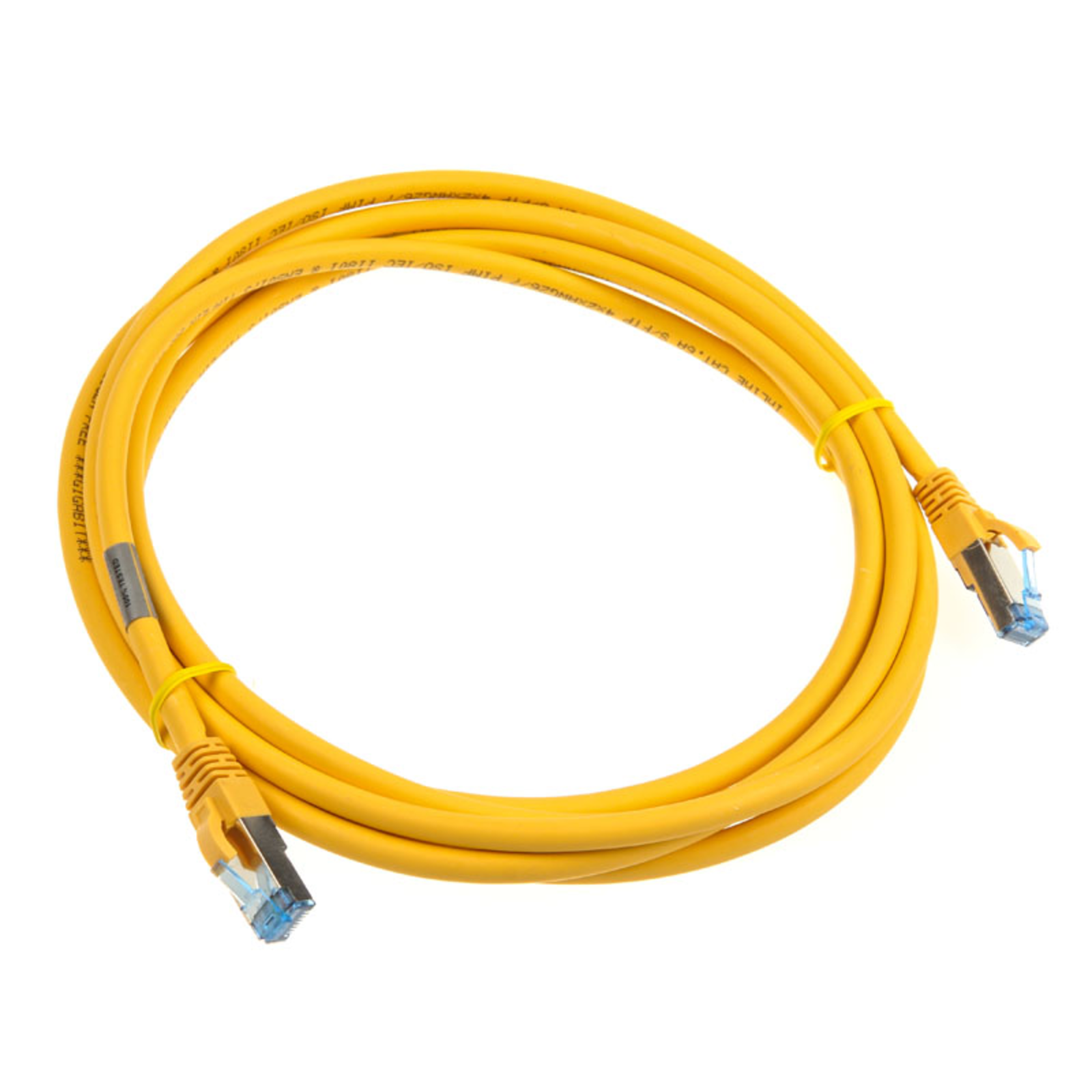 InLine Patch Cable Cat.6A S/FTP (PiMf) 500MHz Yellow 3m