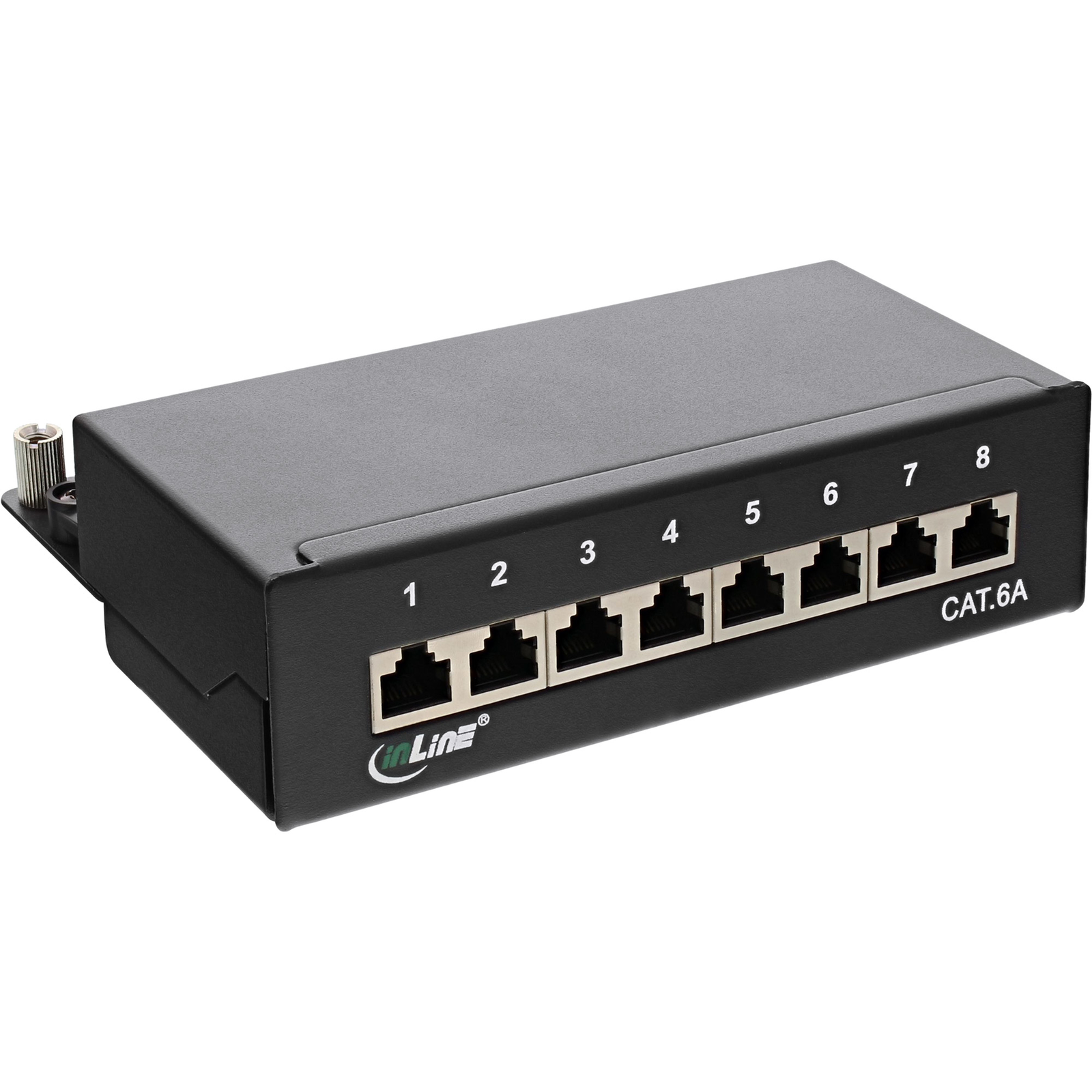 InLine 76808A Patch Panel Table Mountable Suitable for Wall Mounting