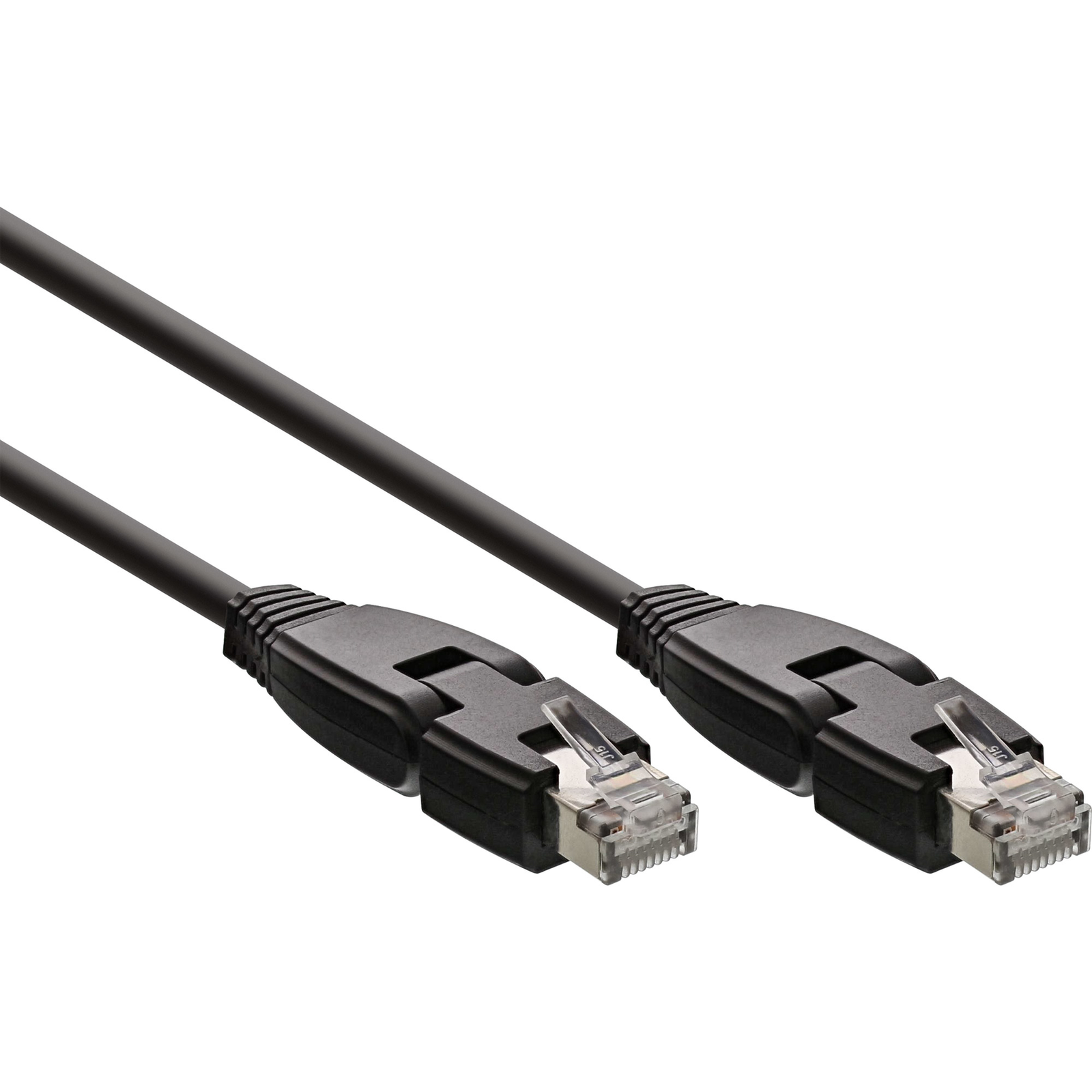 InLine Patch Cable 180 S-FTP PiMf Cat.6A Halogen-free 1m