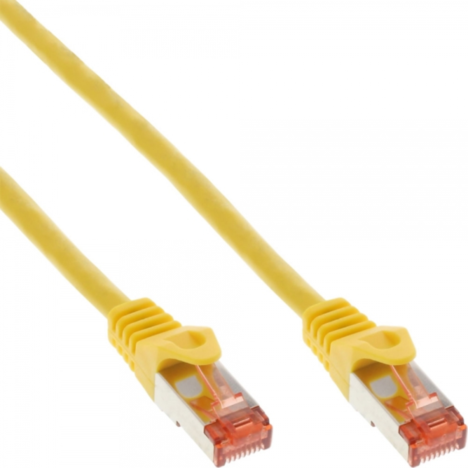 InLine Patch Cable S-FTP PiMf Cat.6 Halogen-free Copper Yellow 3m