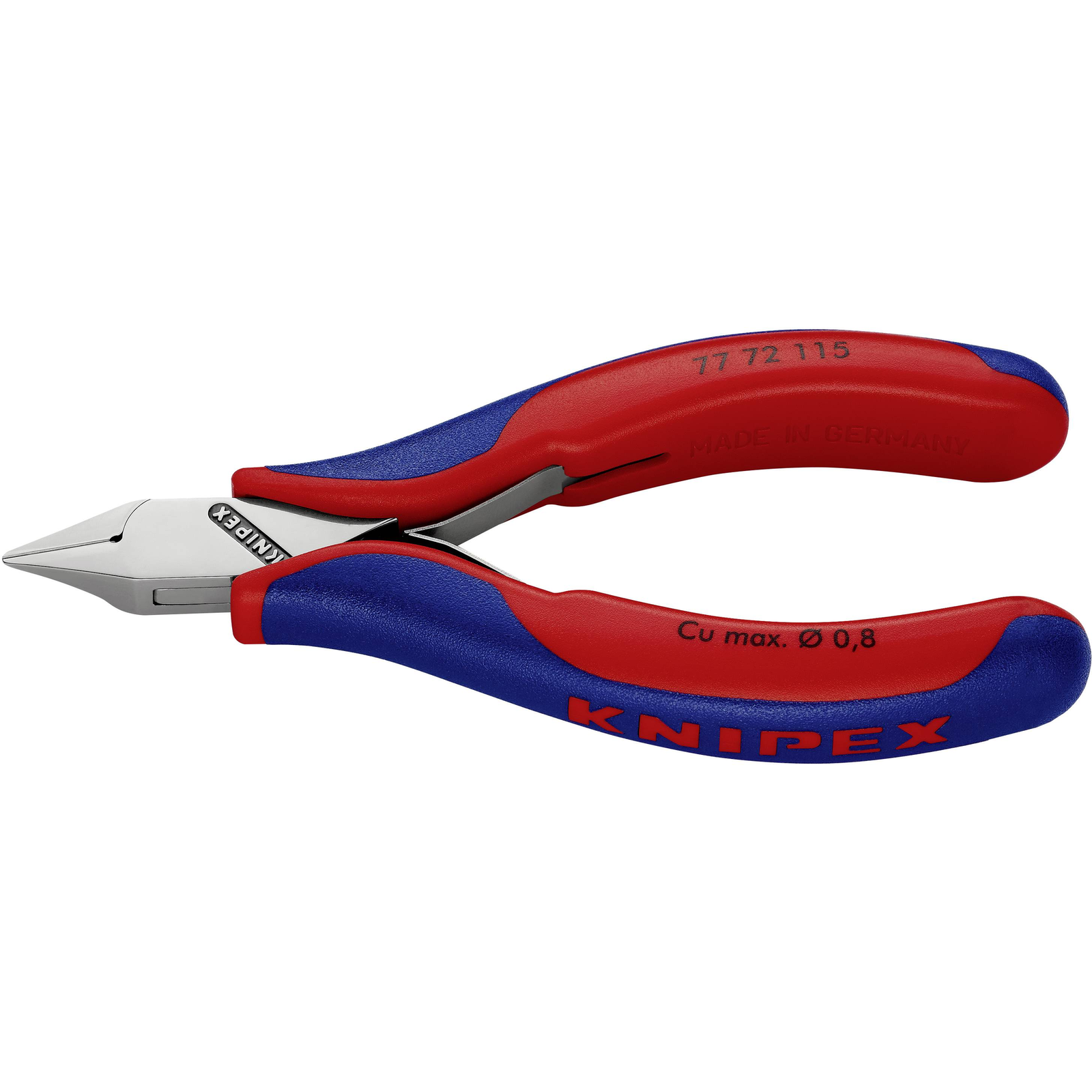 KNIPEX 77 72 115 Side Cutters Steel Plastic Blue/Red 11.5 Cm 69 G