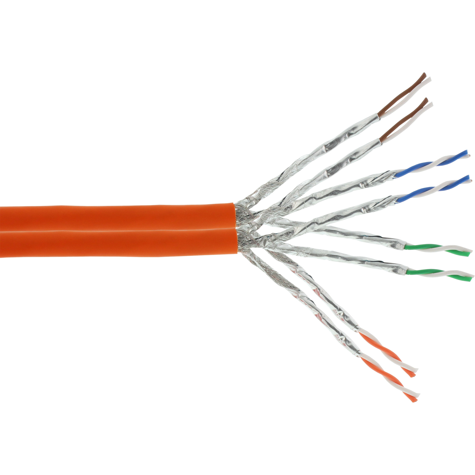 InLine Dup. Laying Cable Cat.7a S-FTP PiMF 2x 4x2x0 -58 AWG23 -1200MHz -LSOH -300m