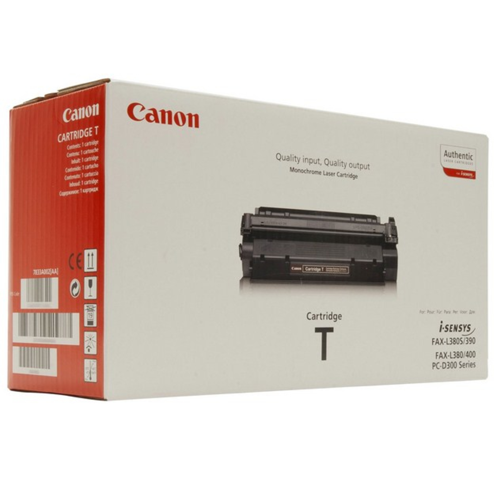 Canon T Original Toner Cartridge for FAX L380S L390
