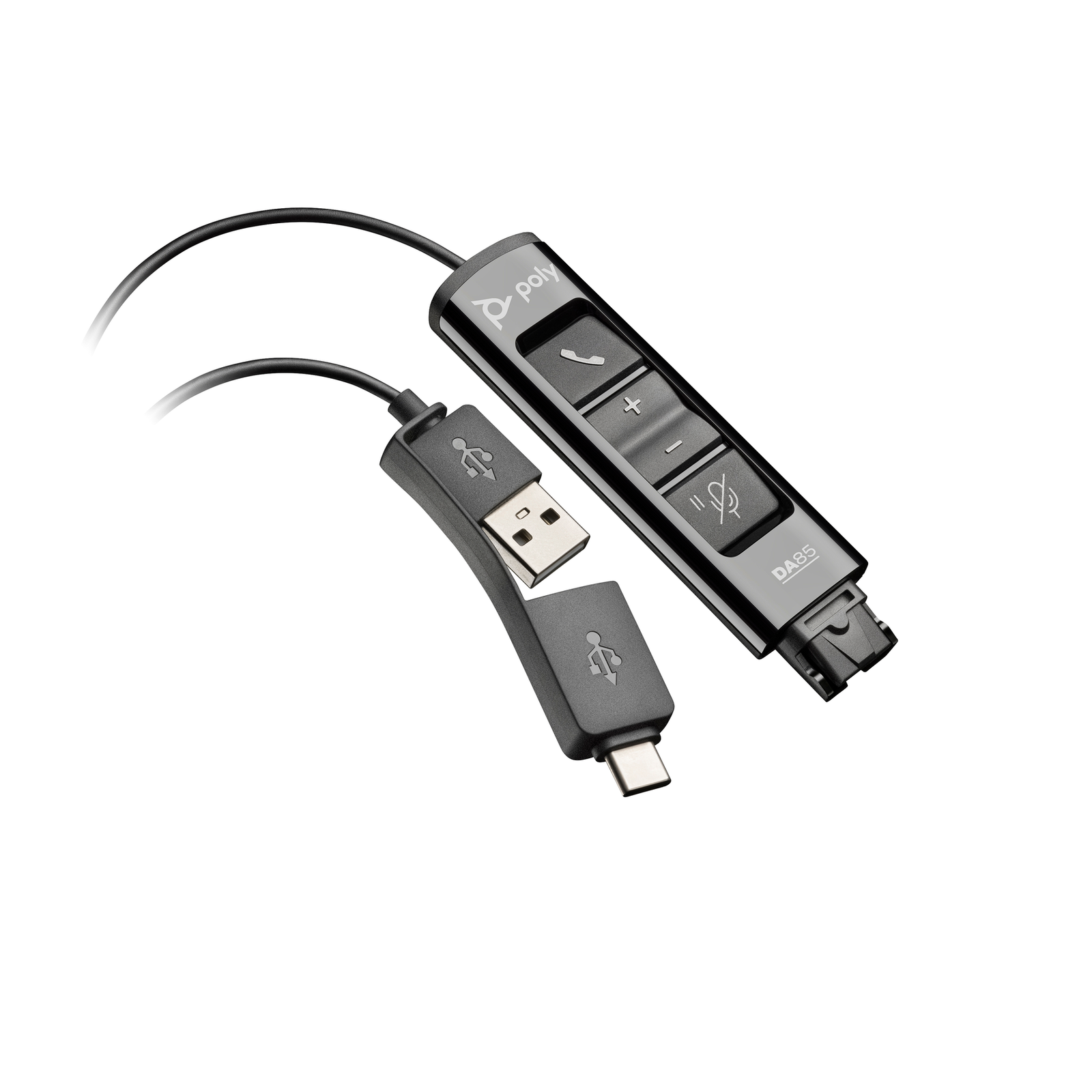 HPI DA85 Headset Cable USB 24 Pin USB-C Male to Quick Disconnect Male