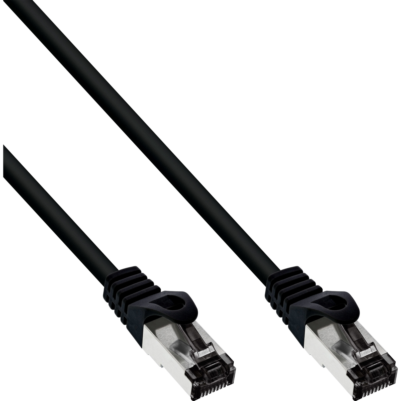 InLine Patch Cable S-FTP PiMf Cat.8.1 2000MHz Halogen-free Black 10m