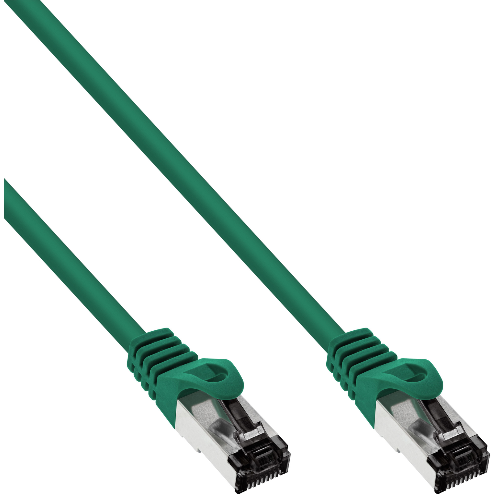 InLine Patch Cable S-FTP PiMf Cat.8.1 2000MHz Halogen-free Green 0.3m
