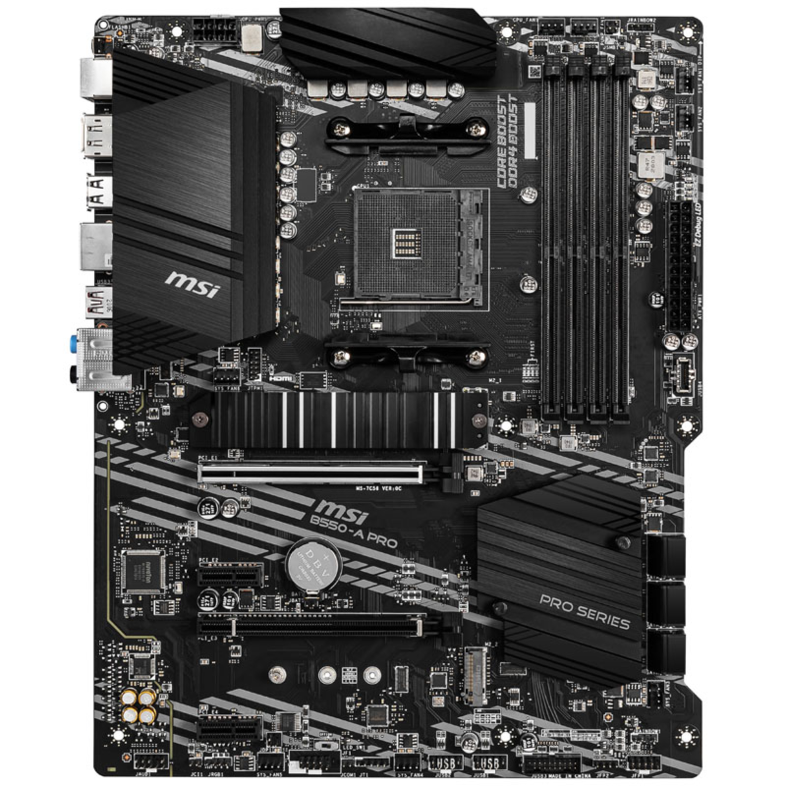 MSI Motherboard Amd B550 Socket Am4 Atx