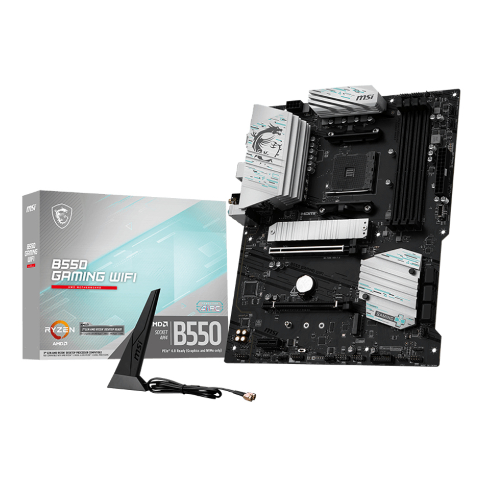 MSI B550 Gaming WiFi (B550 AM4 ATX DDR4)