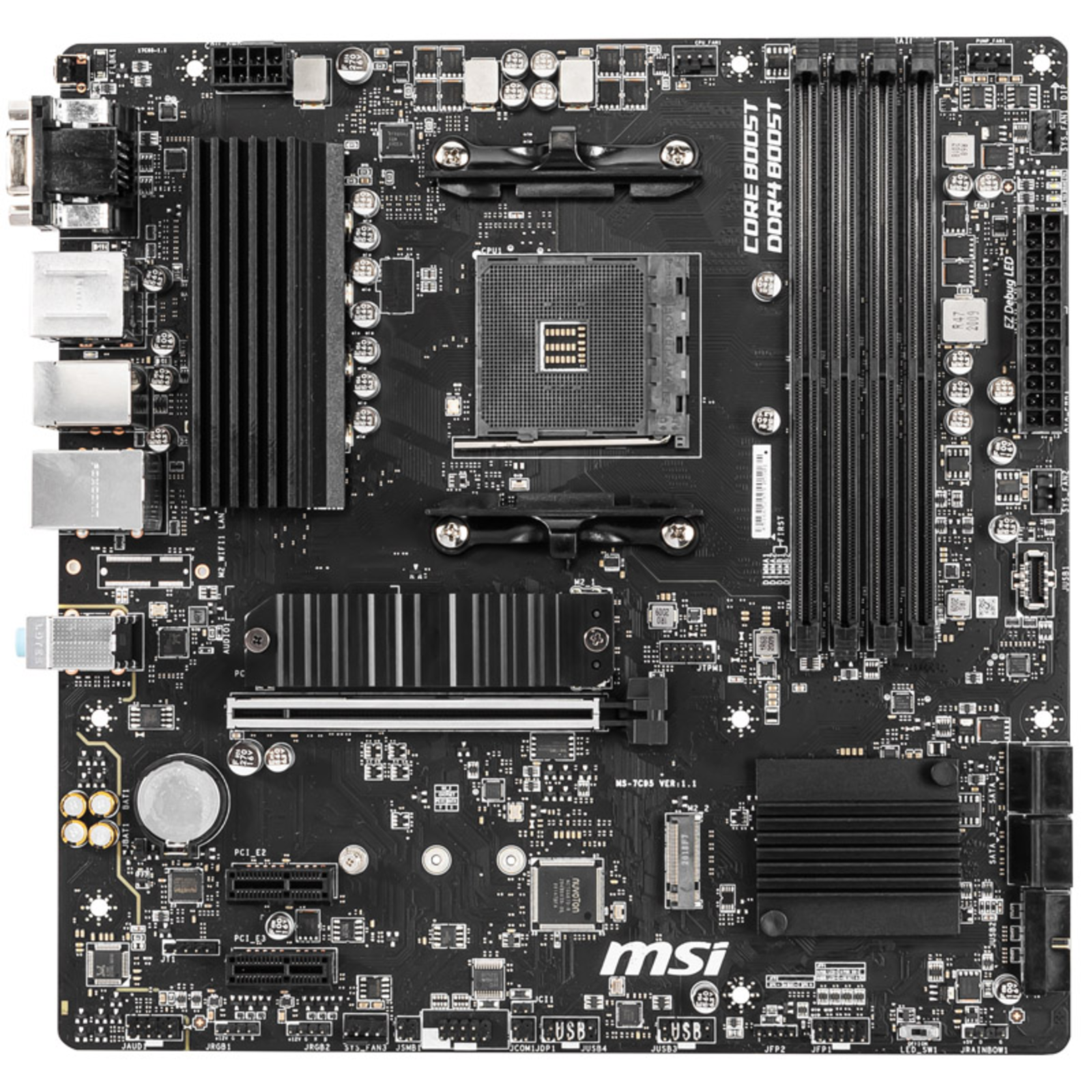 MSI B550M Pro-VDH B550,AM4,mATX,AMD