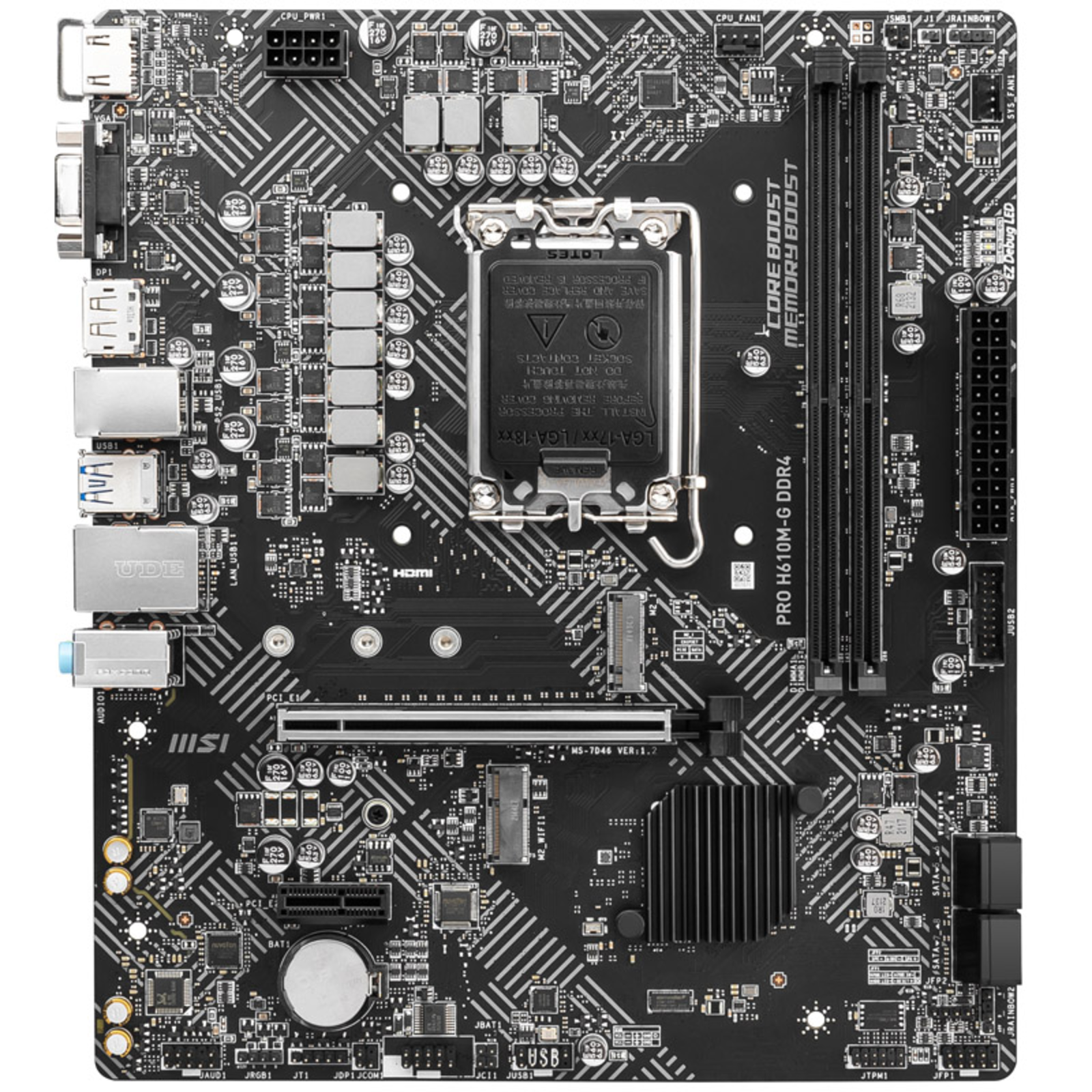 MSI Pro Pro H610M-G DDR4 motherboard