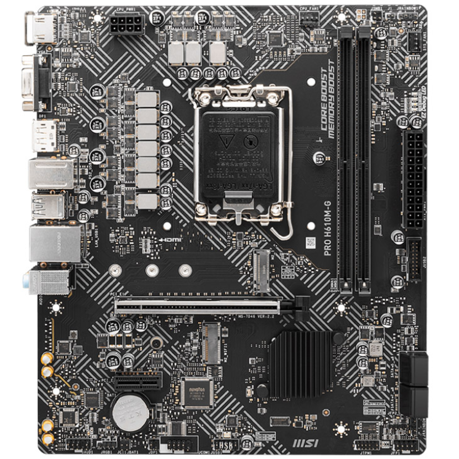 MSI PRO H610M-G H610,S1700,mATX,DDR5
