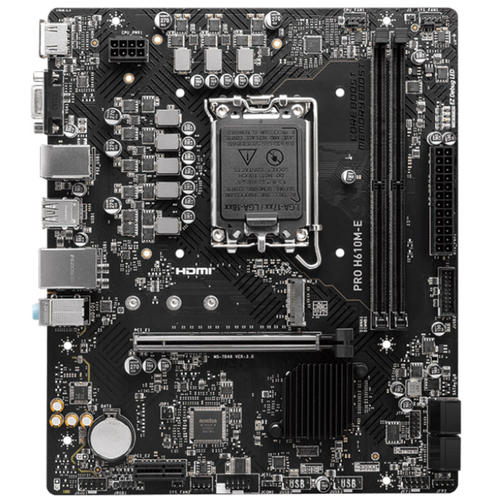 MSI PRO H610M-E H610,S1700,mATX,DDR5