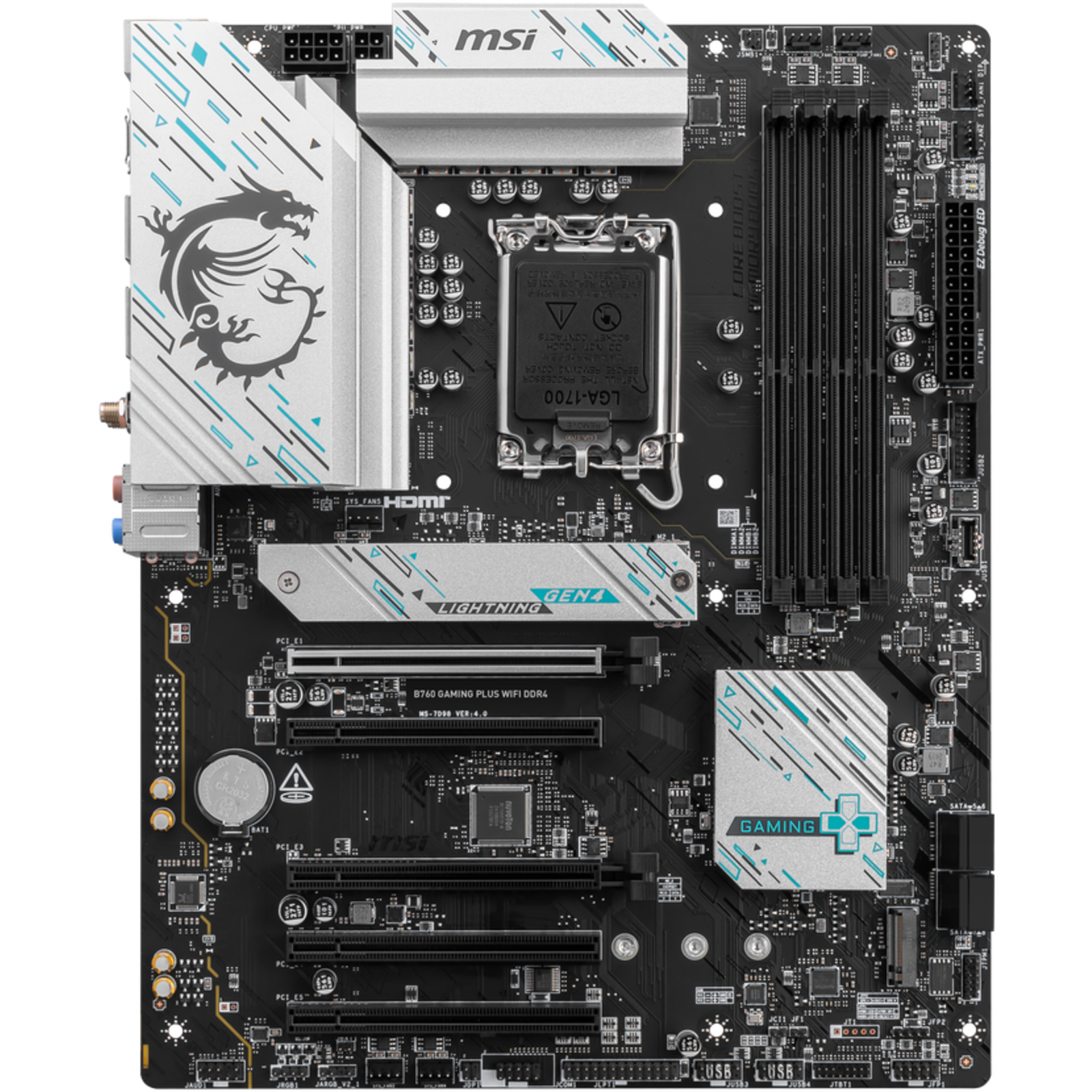 MSI B760 GAMING PLUS WIFI DDR4 7D98-043R S1700 Retail