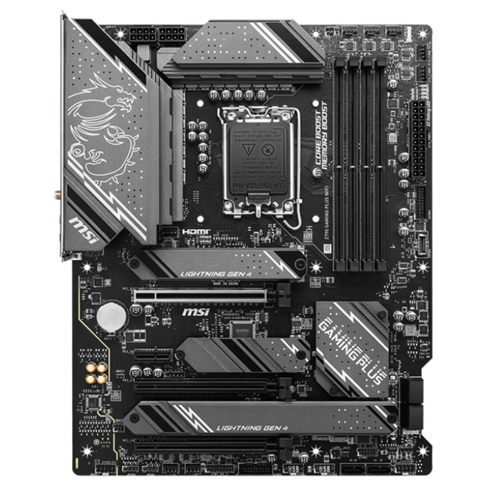 MSI Z790 GAMING PLUS WIFI motherboard ATX Intel Z790 1700