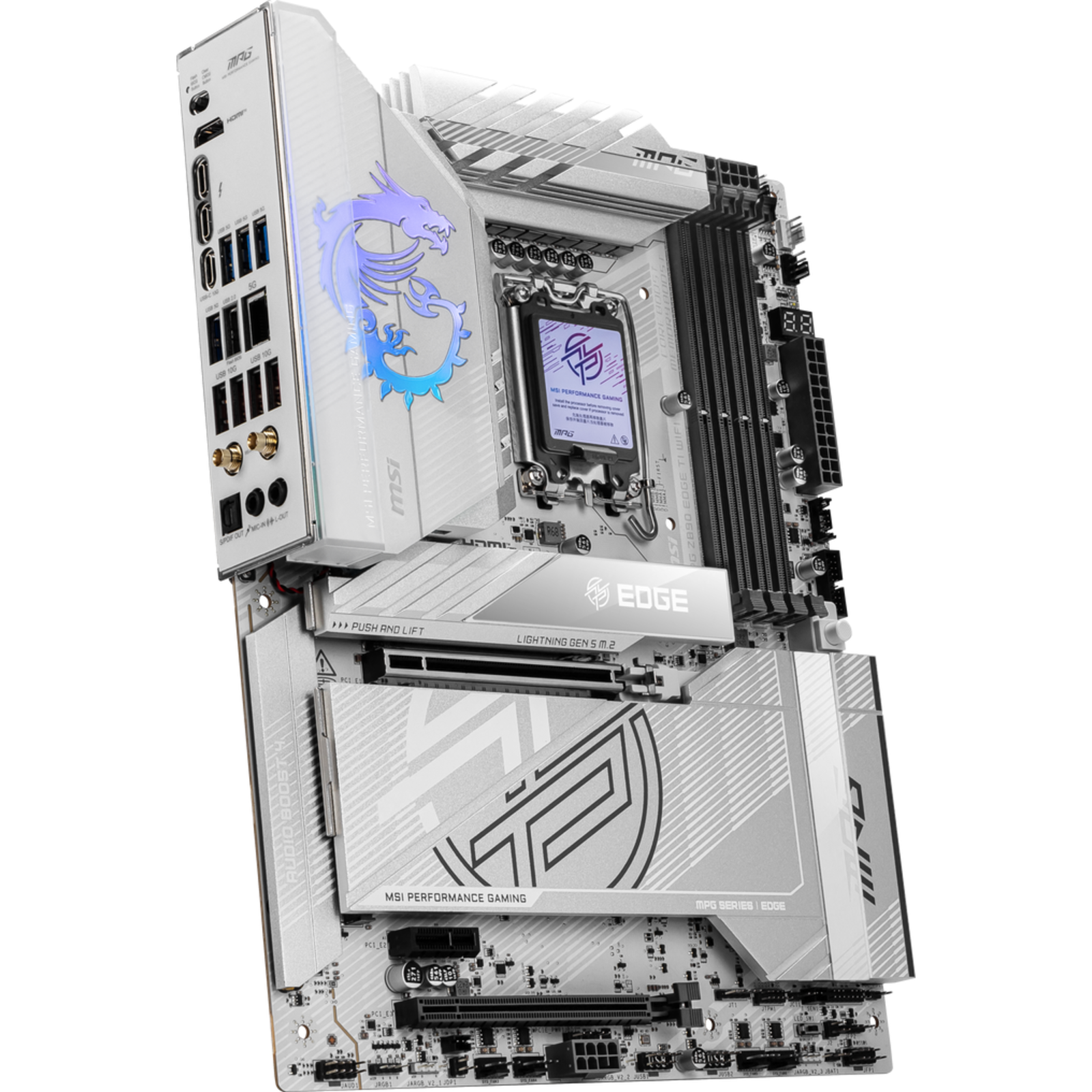 MSI MPG Z890 EDGE TI WIFI ATX LGA1851 Socket Intel Z890