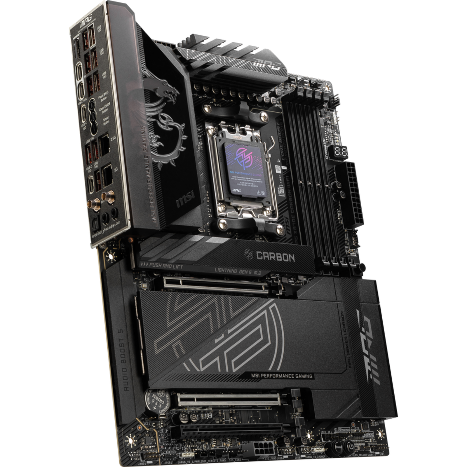 MSI MPG X870E CARBON WIFI Motherboard ATX Socket AM5 AMD X870E