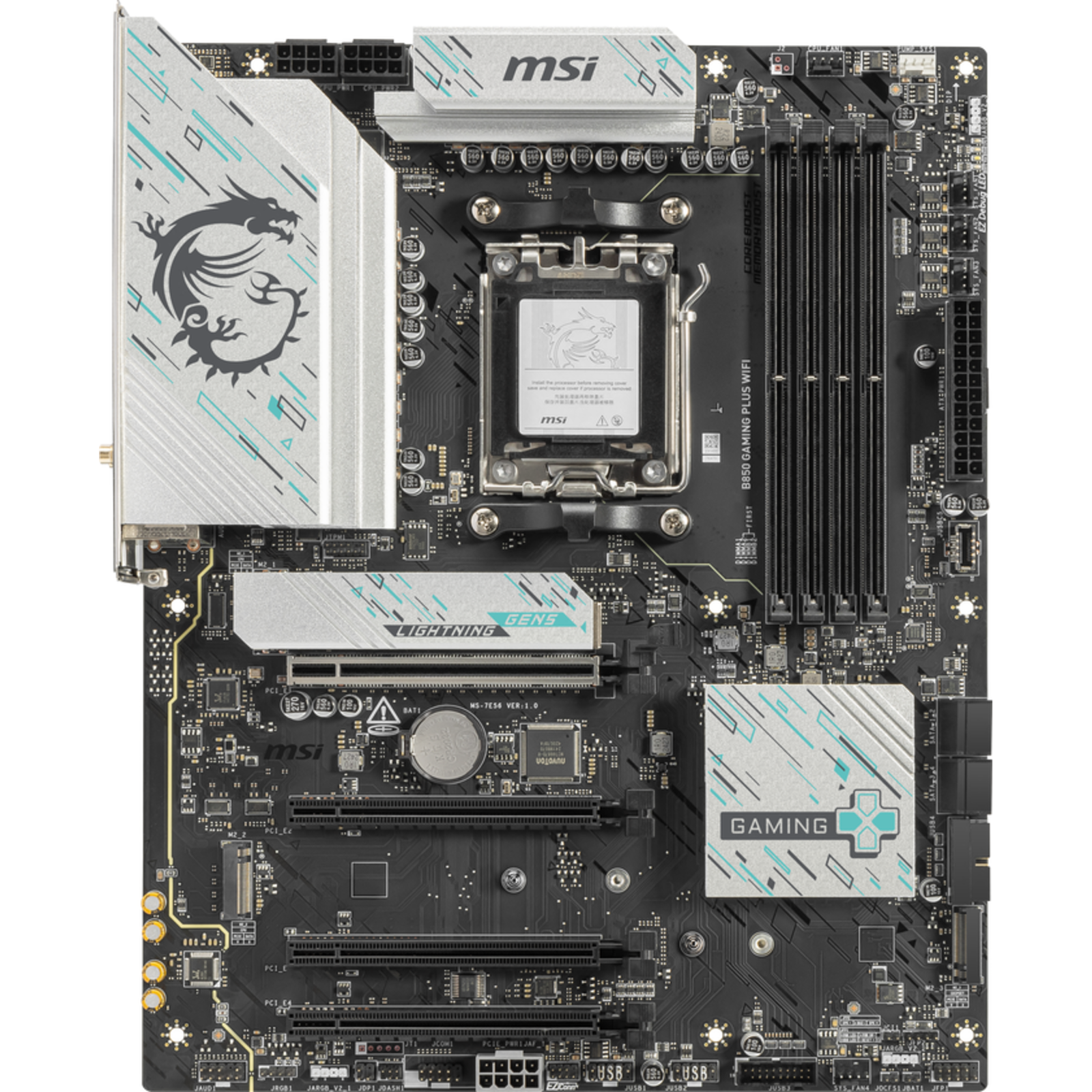 MSI MB AMD AM5 MAG B850 GAMING PLUS WIFI