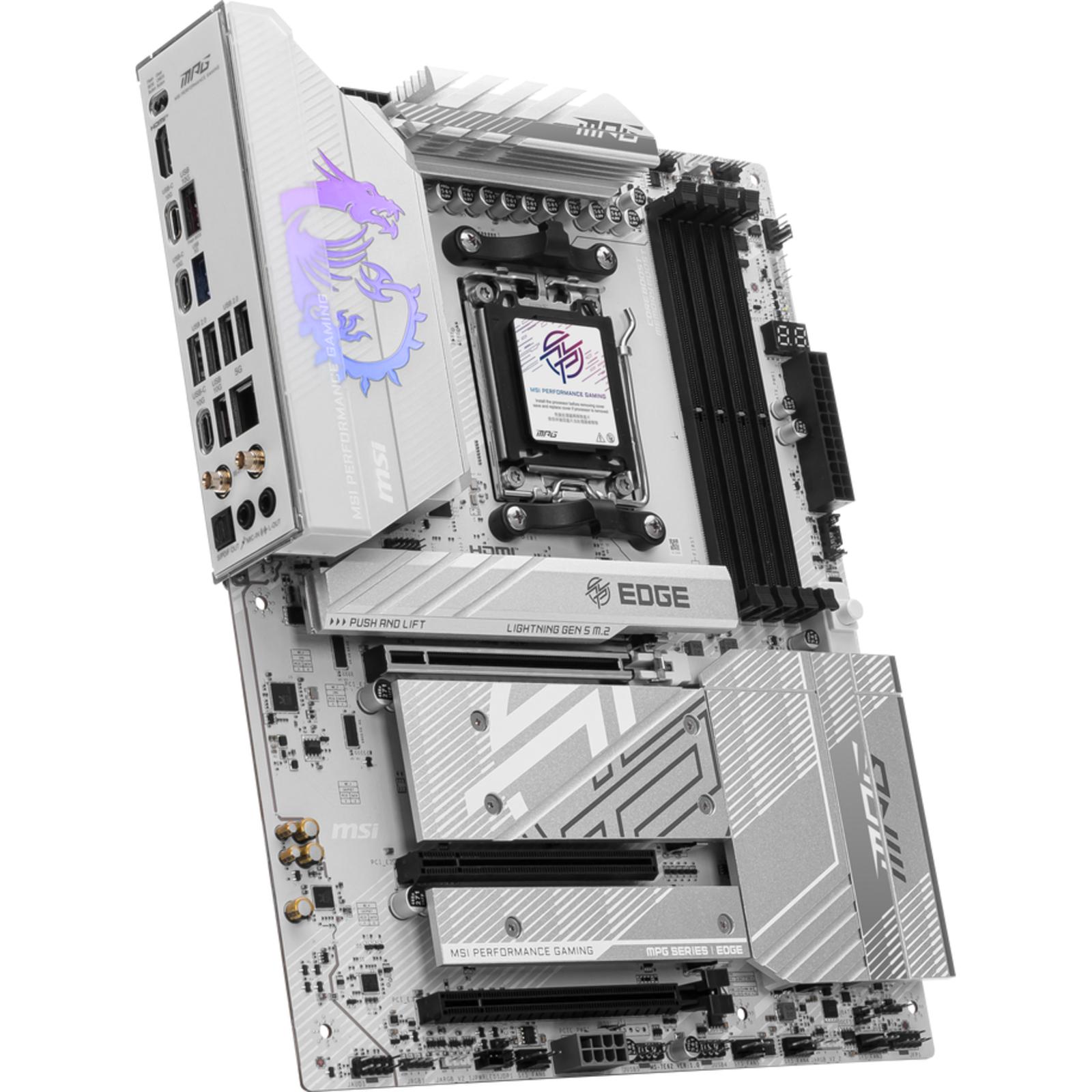 MSI MPG B850 EDGE TI WIFI motherboard Socket AM5