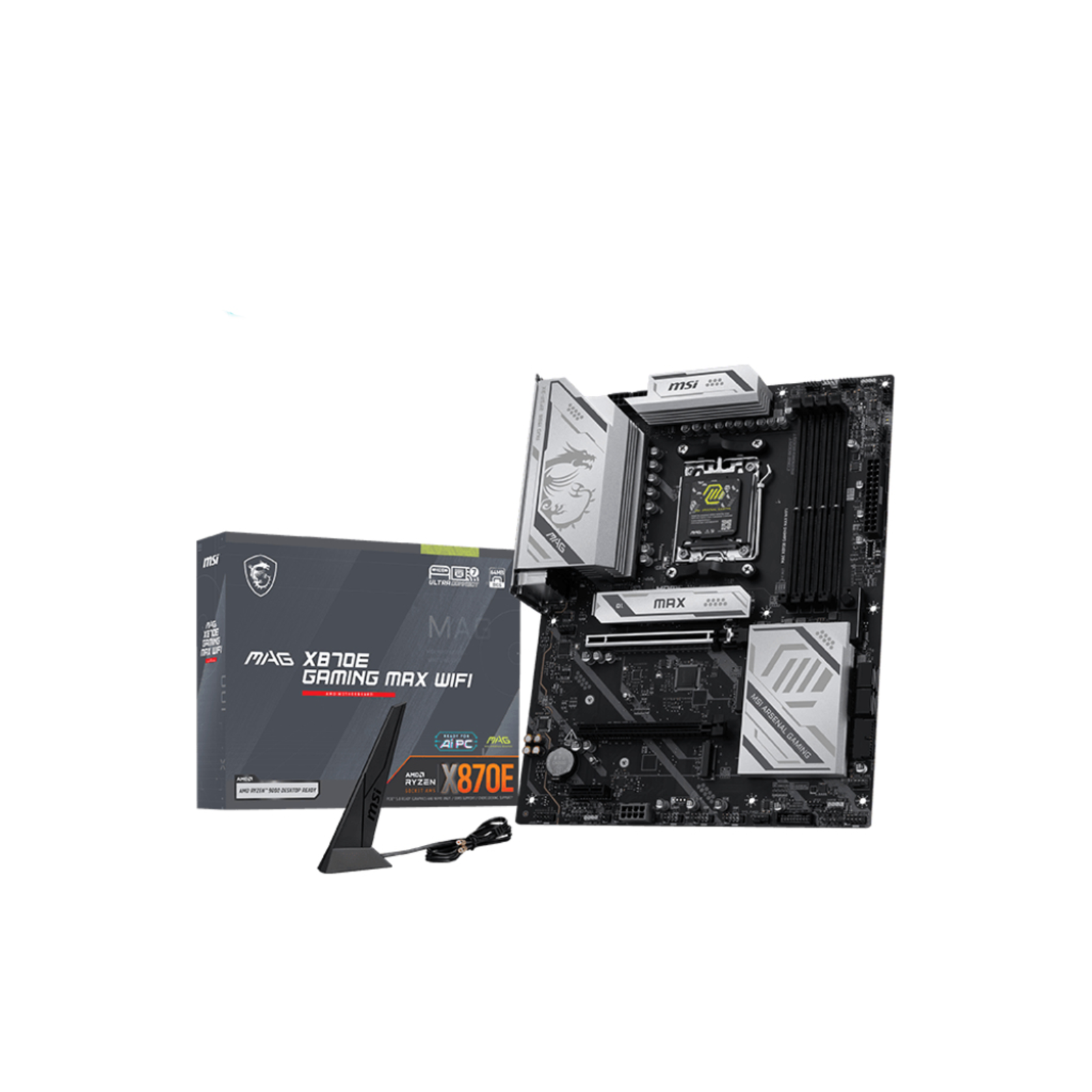 MSI MAG X870E GAMING MAX WIFI Black Motherboard